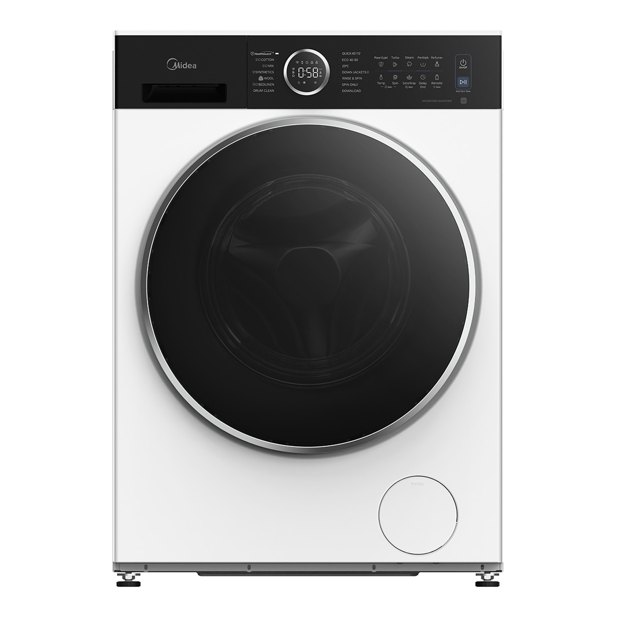Midea - Lavadora Midea 9 kg - 1400 rpm - MF205W90BA30WES (Reacondicionado Grado C).