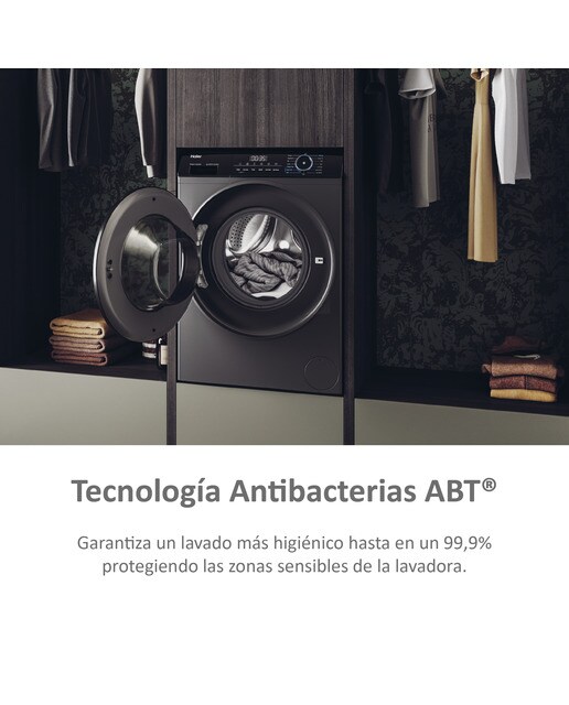 Lavadora Haier 9 kg / 1.400 rpm I-Pro Series 3 - HW90-B14939S8-IB (Reacondicionado Grado C) - Inox Inox-9