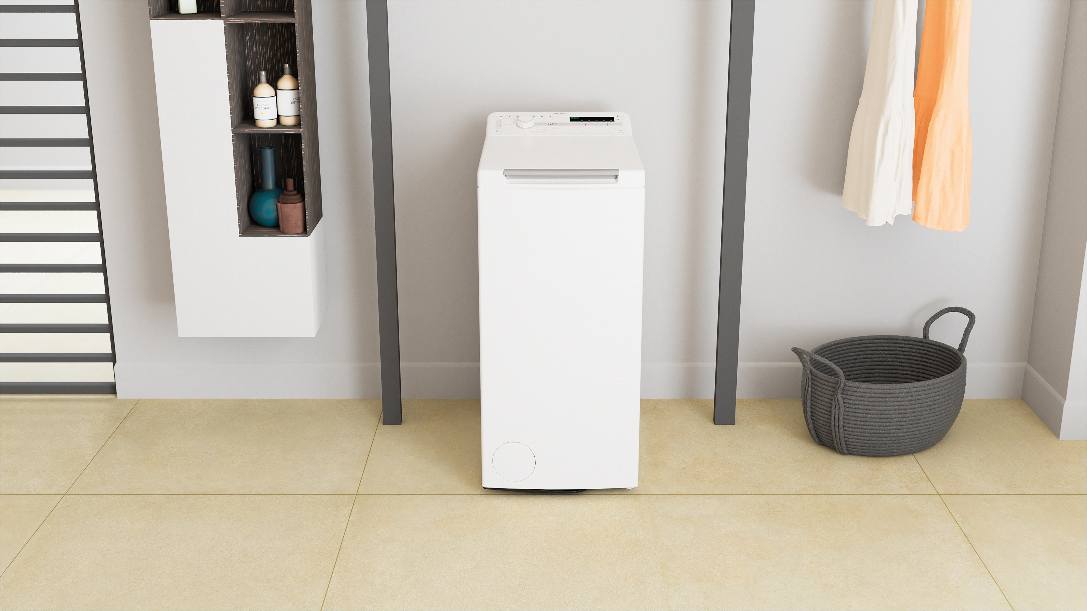 Lavadora carga superior Whirlpool 7 kg / 1.200 rpm - TDLR 7220SS (Reacondicionado Grado B) - Blanco Blanco-5