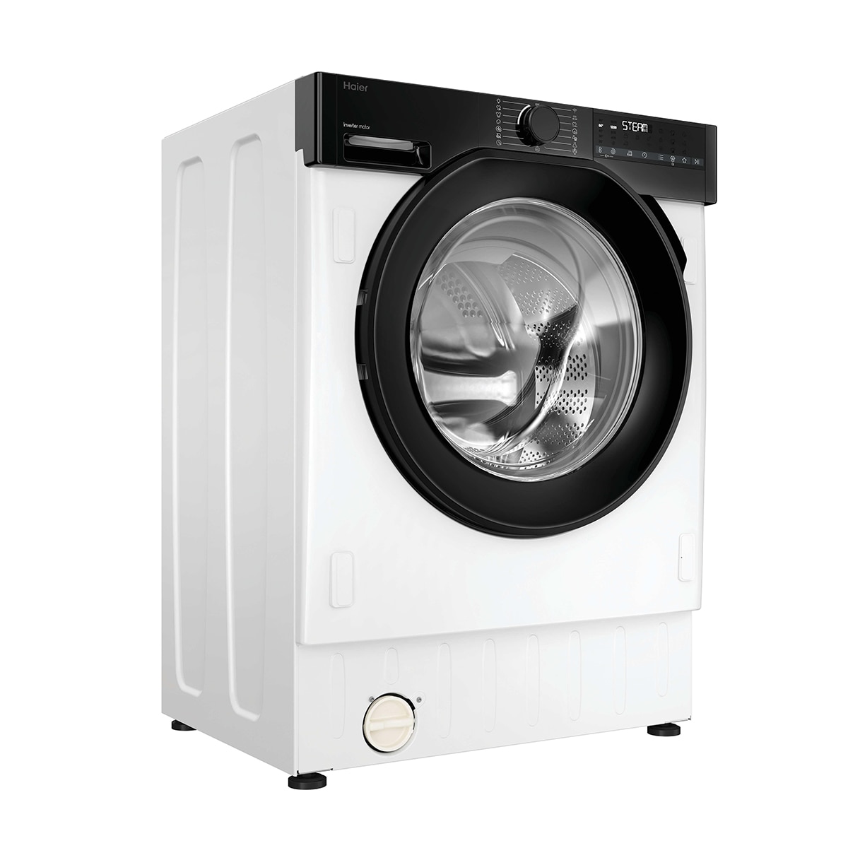 Lavadora Integrable Haier 9 kg/ 1.600 rpm, Opción Vapor - BHA6S69M6DB9J-S (Reacondicionado Grado D) - Blanco Blanco-2