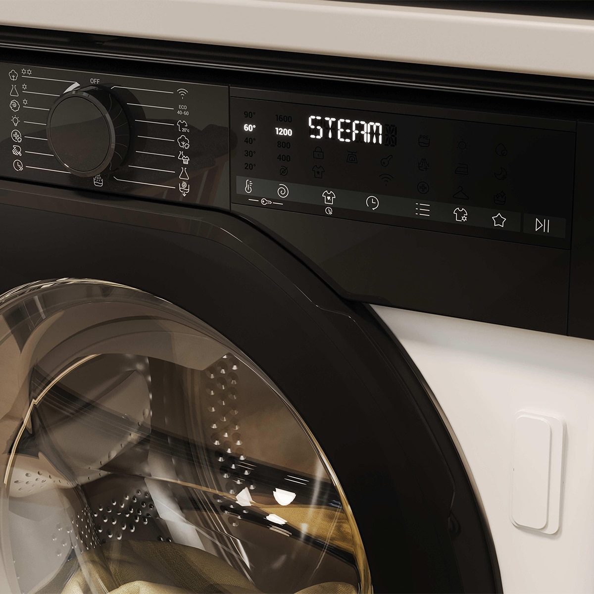 Lavadora Integrable Haier 9 kg/ 1.600 rpm, Opción Vapor - BHA6S69M6DB9J-S (Reacondicionado Grado D) - Blanco Blanco-7