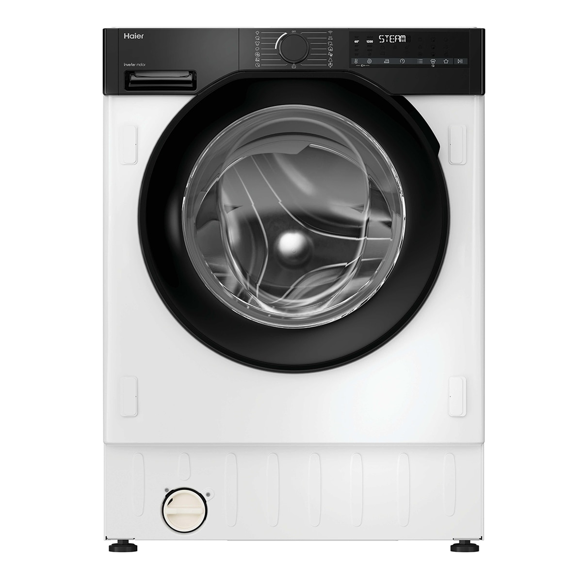 Lavadora Integrable Haier 9 kg/ 1.600 rpm, Opción Vapor - BHA6S69M6DB9J-S (Reacondicionado Grado B) - Blanco Blanco-1