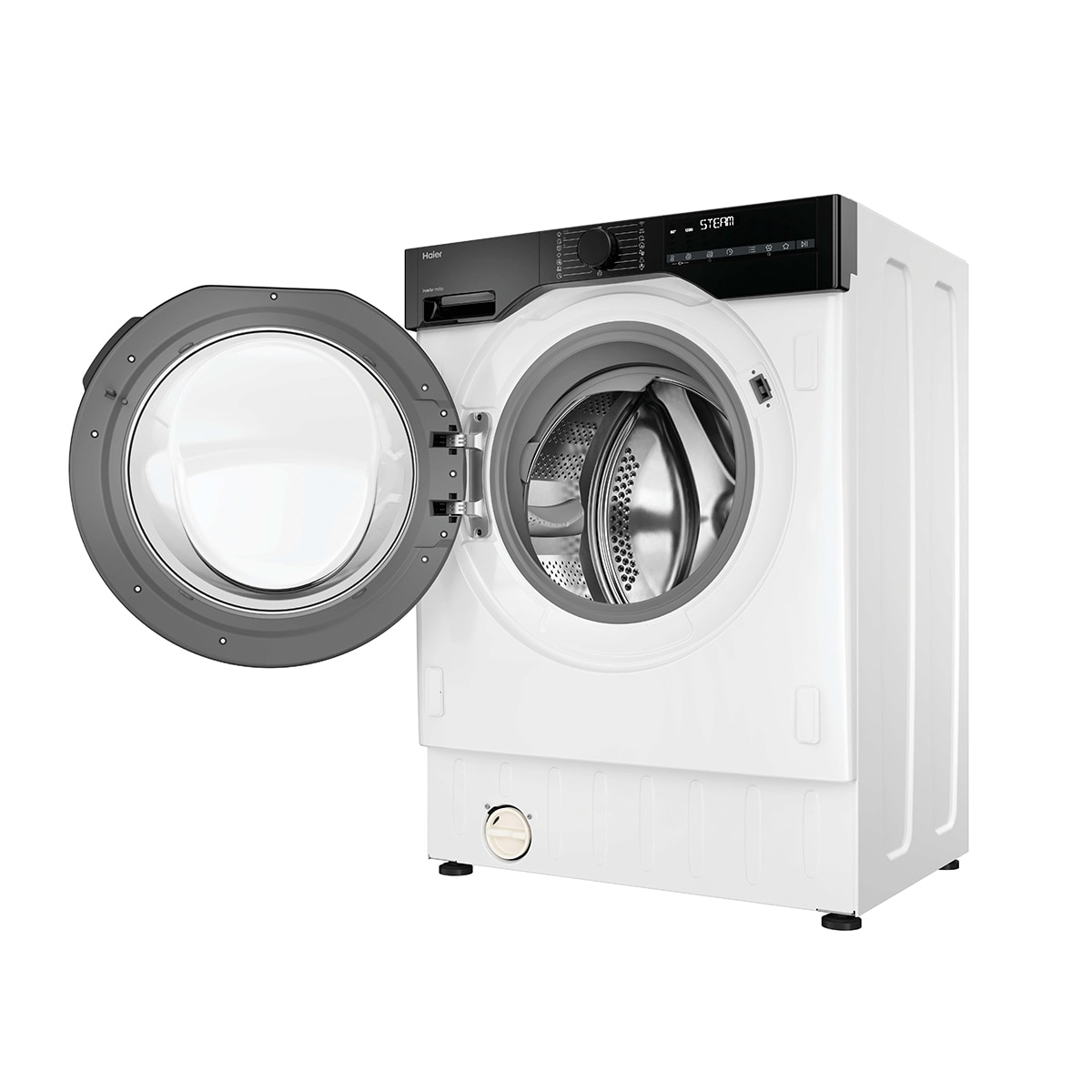 Lavadora Integrable Haier 9 kg/ 1.600 rpm, Opción Vapor - BHA6S69M6DB9J-S (Reacondicionado Grado B) - Blanco Blanco-3