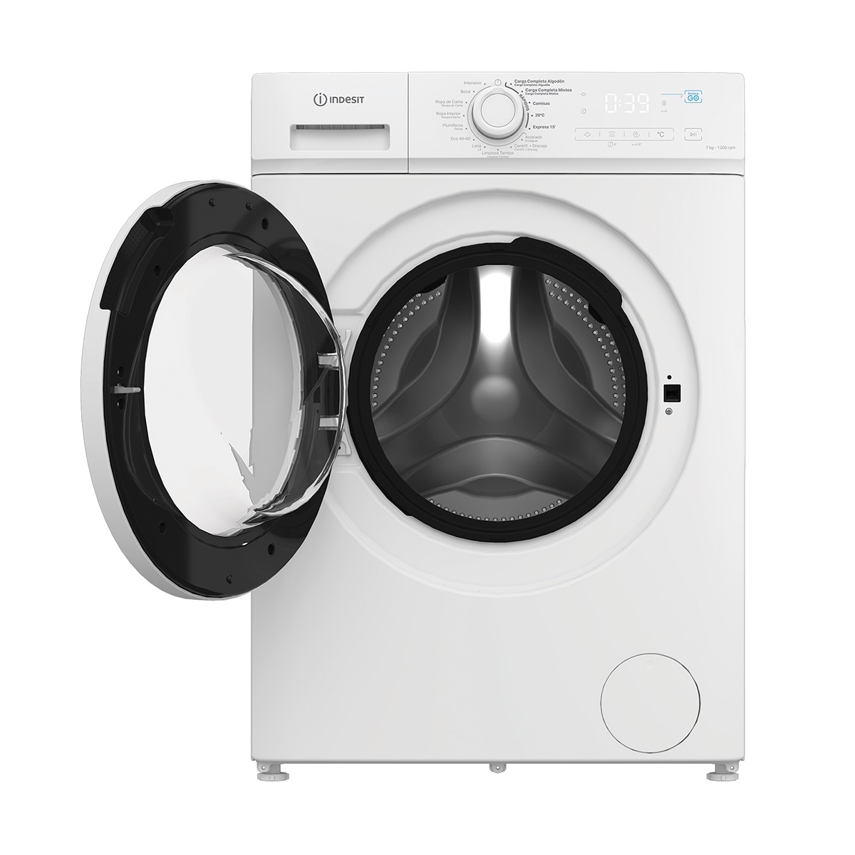 Lavadora Indesit 7 kg / 1.200 rpm - IMA 752 MY TIME SPT (Reacondicionado Grado D) - Blanco Blanco-2