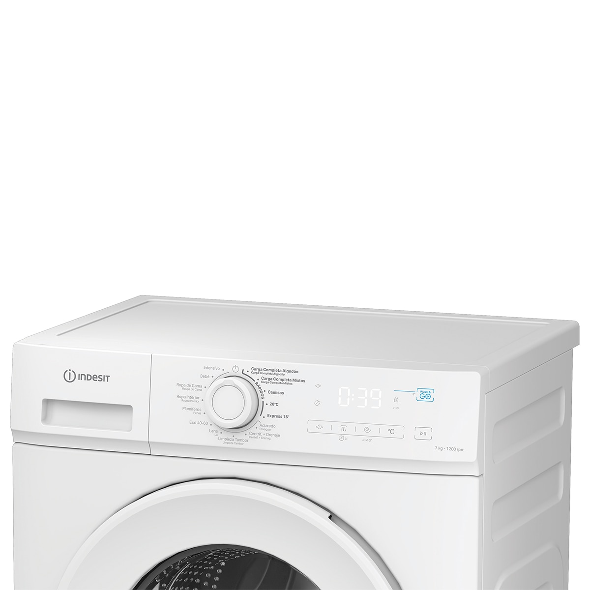Lavadora Indesit 7 kg / 1.200 rpm - IMA 752 MY TIME SPT (Reacondicionado Grado D) - Blanco Blanco-3