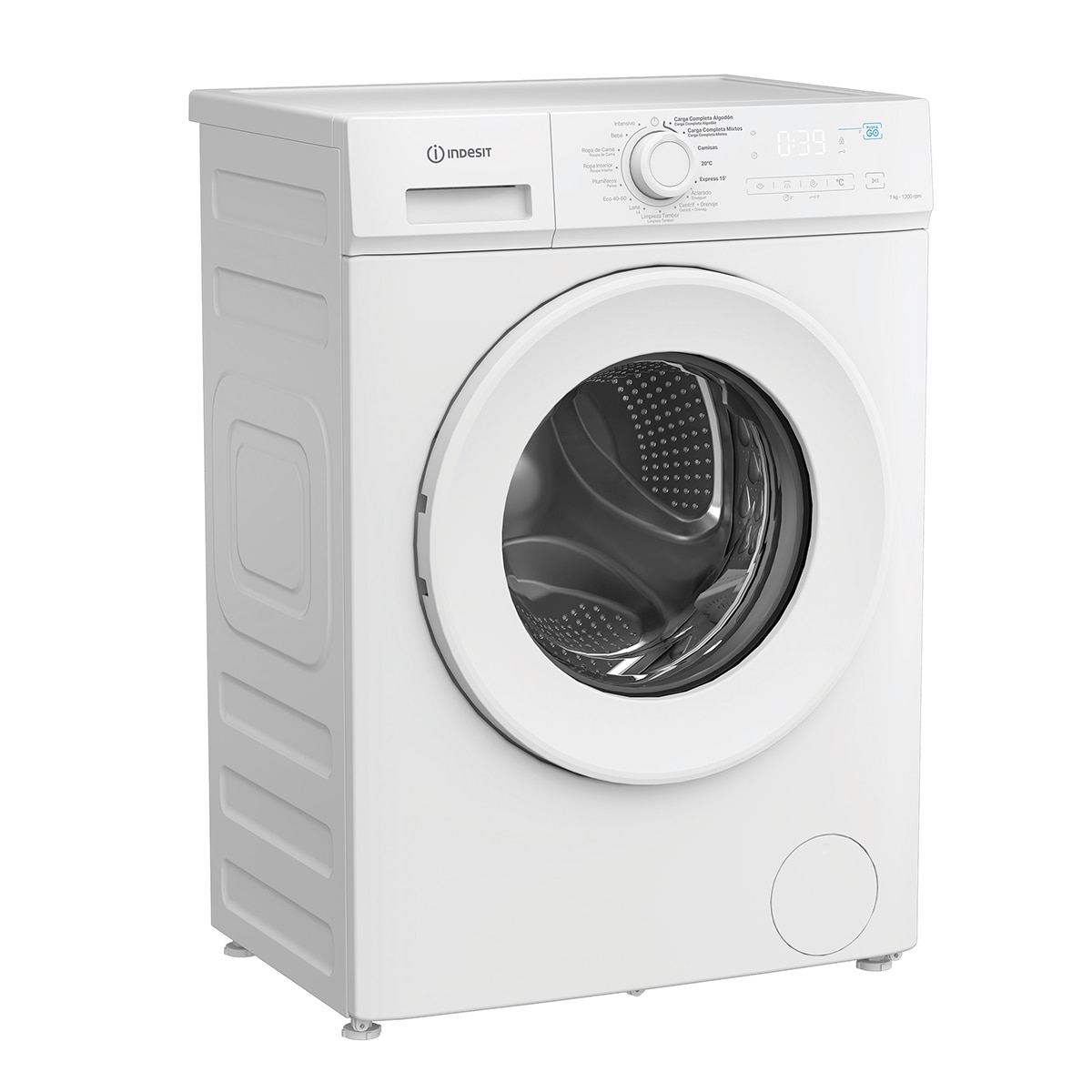 Lavadora Indesit 7 kg / 1.200 rpm - IMA 752 MY TIME SPT (Reacondicionado Grado D) - Blanco Blanco-5