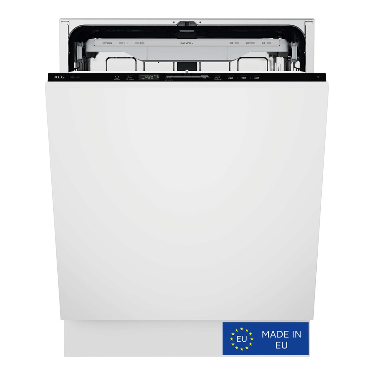 AEG - Lavavajillas integrable AEG, 14 servicios, bandeja cubiertos, extrasilencioso, 60 cm, Serie 8000 - GI8200A2SG (Reacondicionado Grado C).