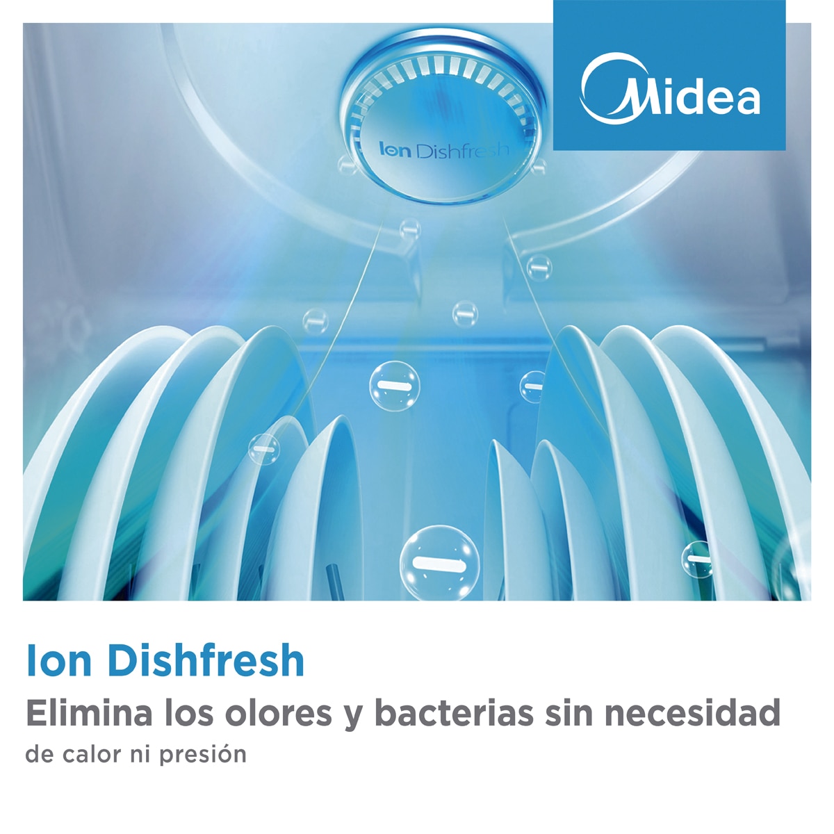 Imagen 9 de Lavavajillas Midea 14 servicios,60 cm, 6+3 programas - MDWEF1433DW-WA (Reacondicionado Grado D) - Blanco Blanco