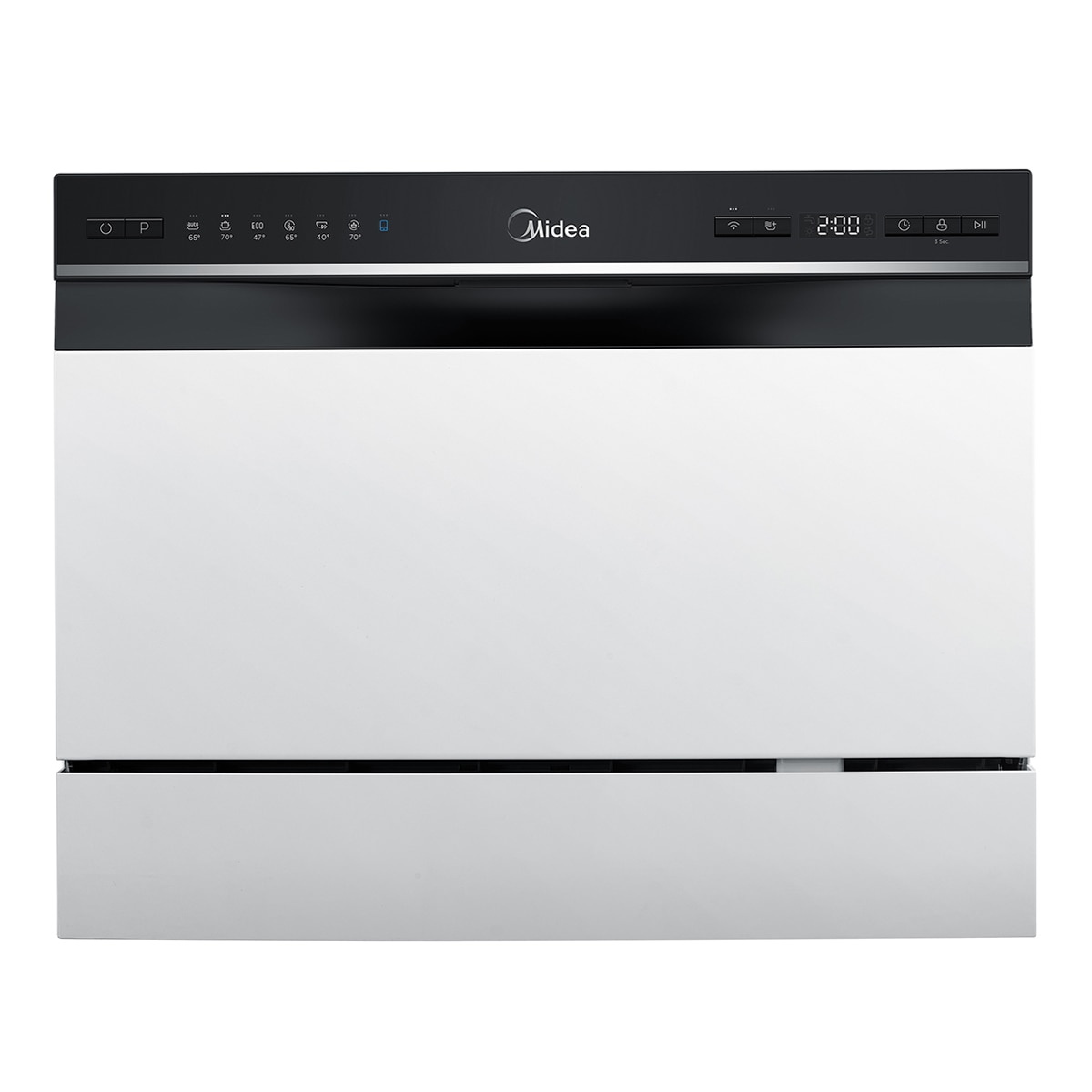 Midea - Lavavajillas Midea 6 Servicios, 60 cm -MTD55S400W - GR (Reacondicionado Grado C).