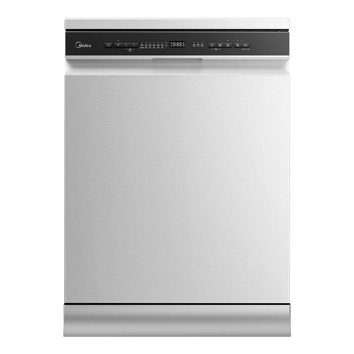 Midea - Lavavajillas Midea 14 servicios, 60 cm, 6+3 programas - MDWEF1433DSS-WA (Reacondicionado Grado C).