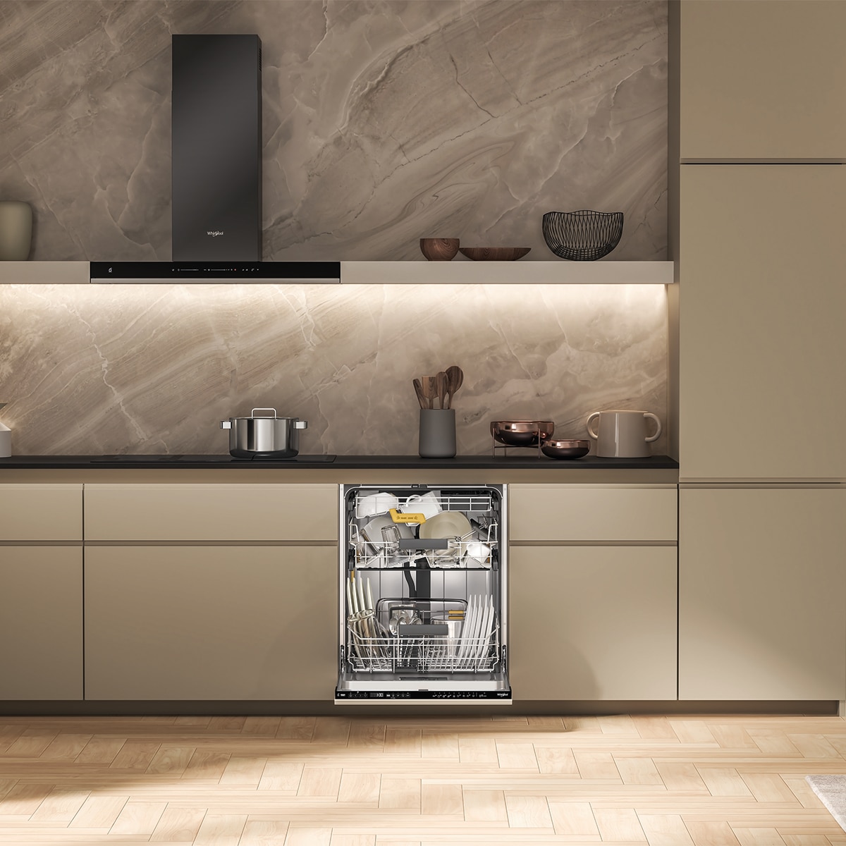 Lavavajillas Integrable Whirlpool 15 servicios, 60 cm 3ª Bandeja - WH8IPB14AM6L0 (Reacondicionado Grado D) 11