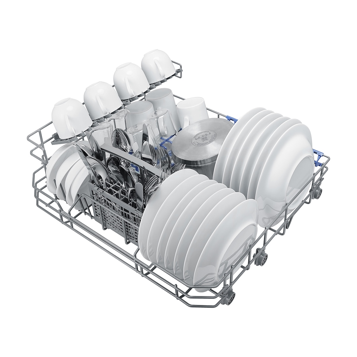 Lavavajillas Midea 6 Servicios, 60 cm -MTD55S400W - GR (Reacondicionado Grado C) - Blanco Blanco-9
