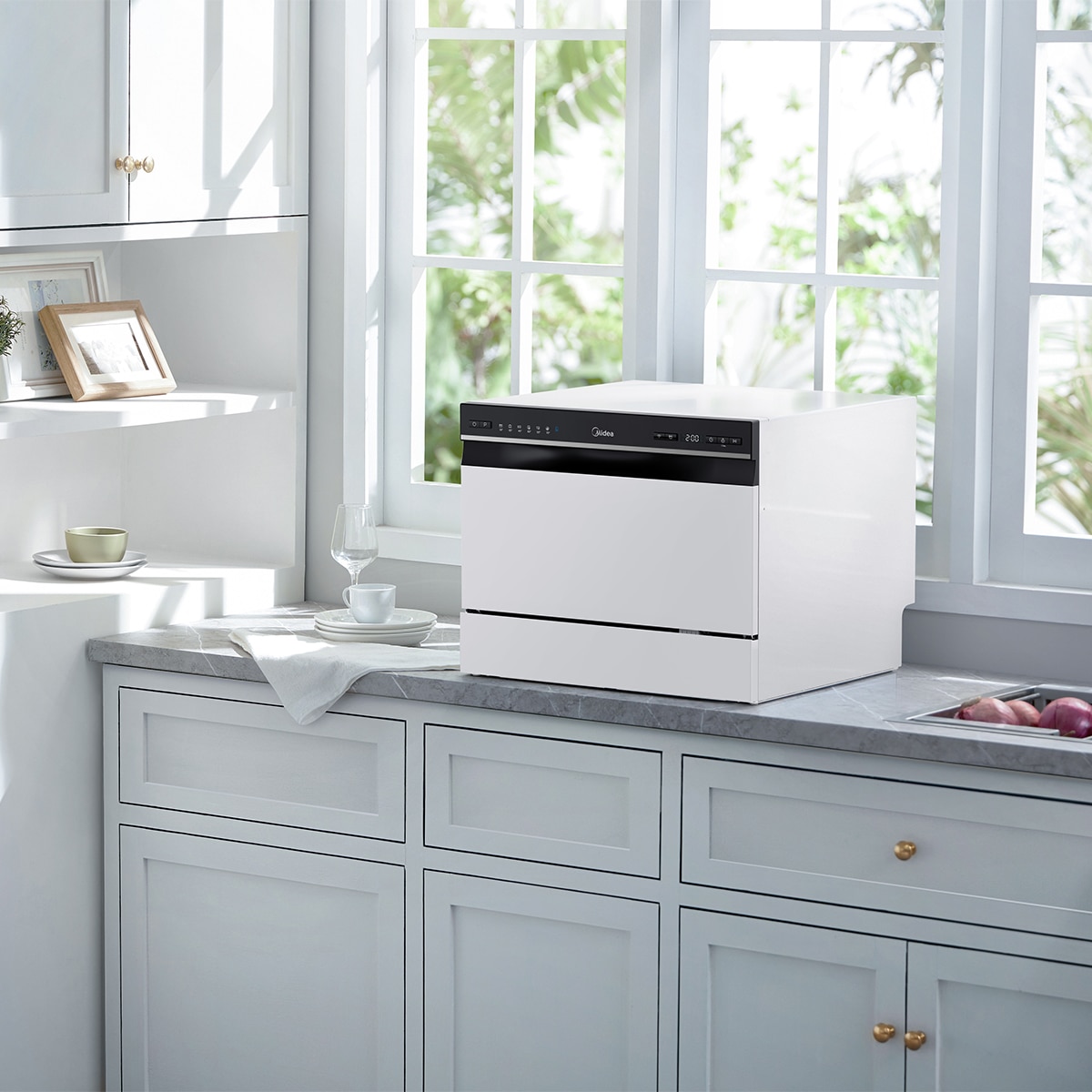 Lavavajillas Midea 6 Servicios, 60 cm -MTD55S400W - GR (Reacondicionado Grado C) - Blanco Blanco-11