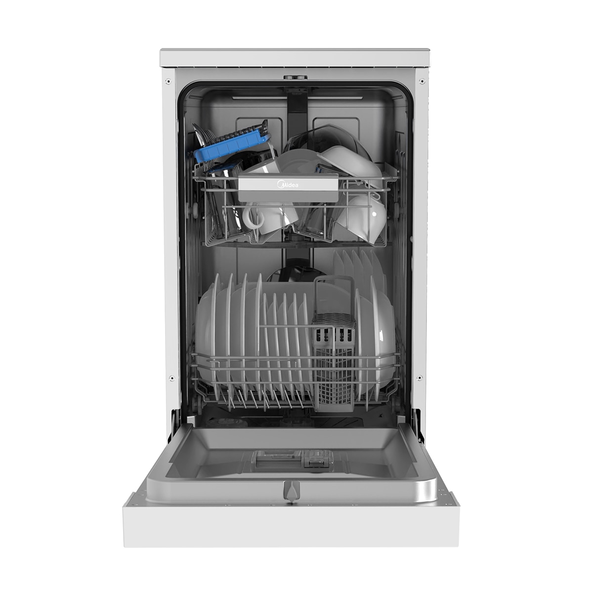 Lavavajillas Midea 10 servicios, 45 cm, CloudWash - MDWEF1034CW-WG-EU (Reacondicionado Grado C) - Blanco Blanco-9