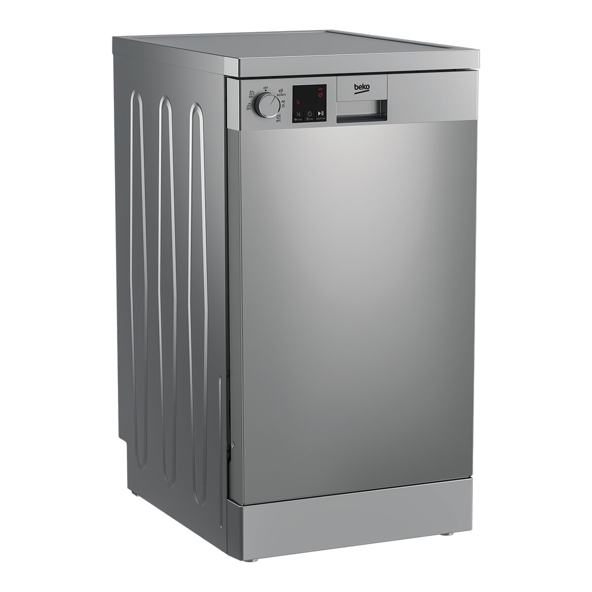 Imagen 2 de Lavavajillas Beko 10 servicios, 5 programas, 45 cm - DVS05024X (Reacondicionado Grado C) - Acero Inox Acero Inox