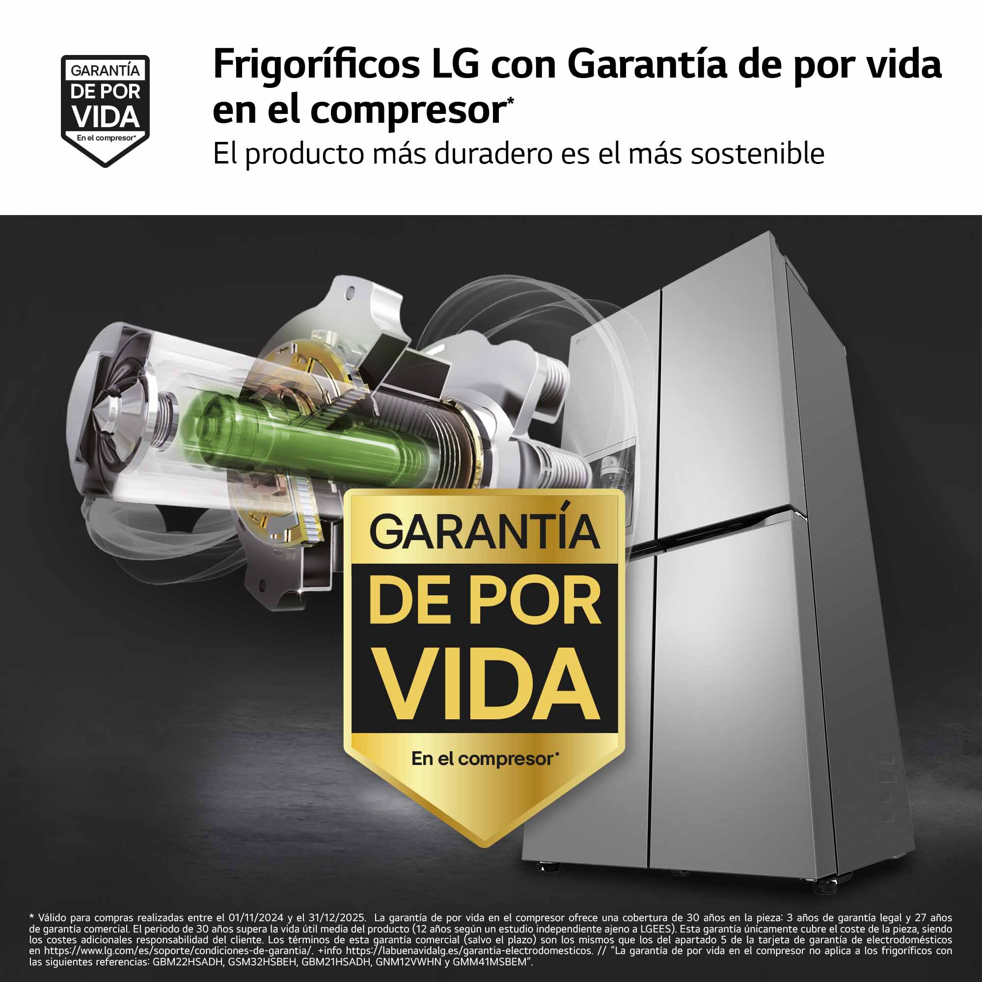 Thumbnail 3 de LG GML860PYFE frigorífico americano 506 L