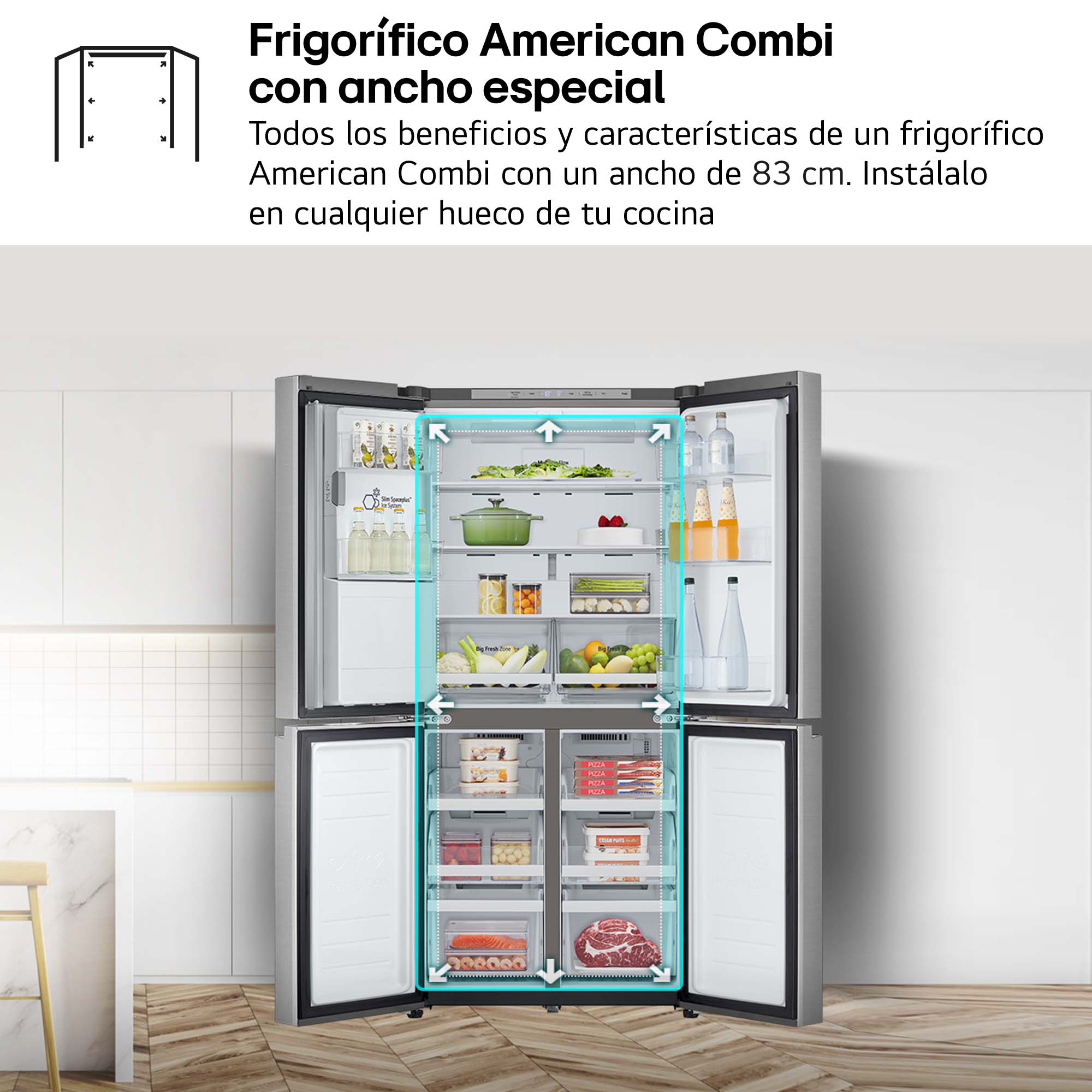 Thumbnail 6 de LG GML860PYFE frigorífico americano 506 L