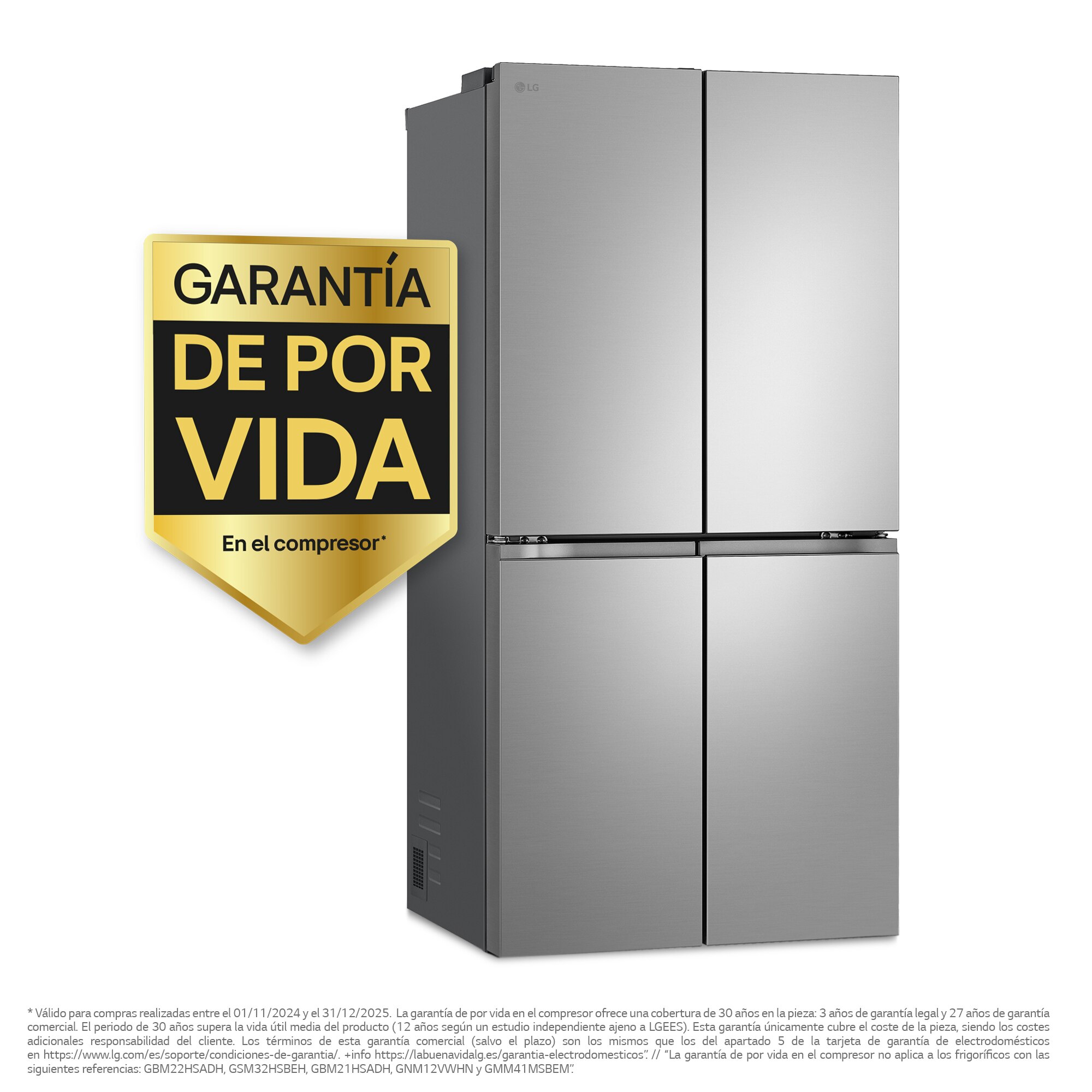 Thumbnail 1 de LG GMB860PYDE frigorífico americano 530 l