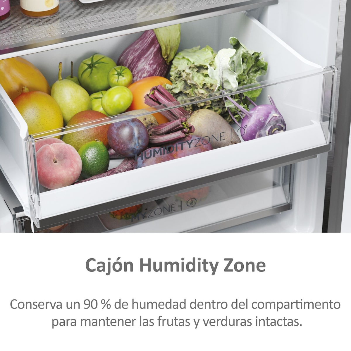 Frigorífico Combi Haier Total No Frost 3D 60 Series 7 Pro - HTW7620ANMG (Reacondicionado Grado D) Inox-12