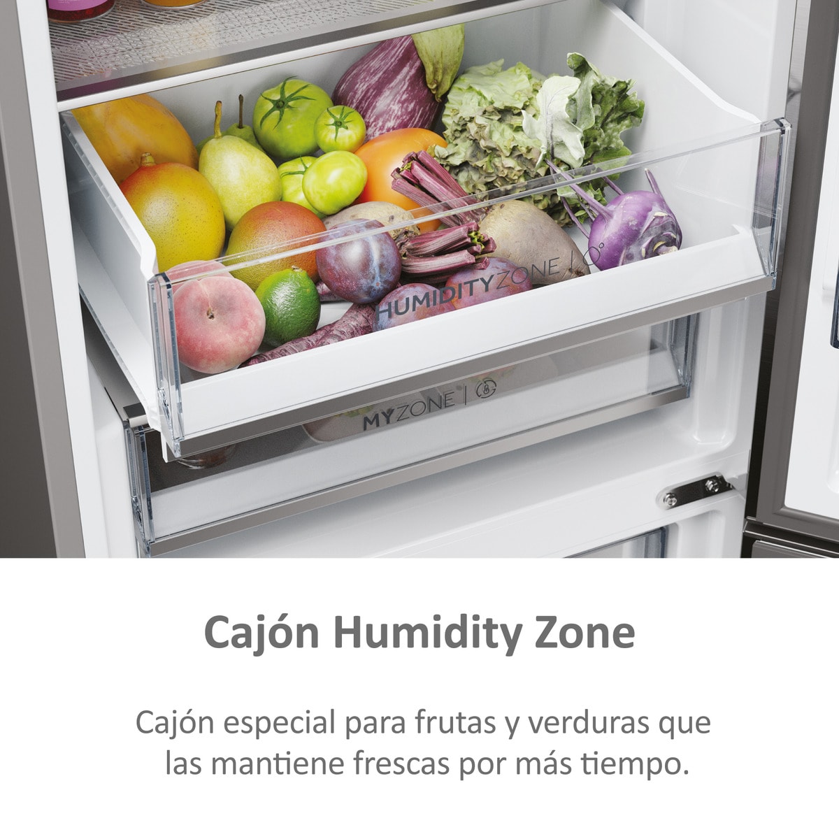 Frigorífico Combi Haier Total No Frost con WIFI 2D 60 Series 5 - HDPW5620CNPK (Reacondicionado Grado B) Inox-5