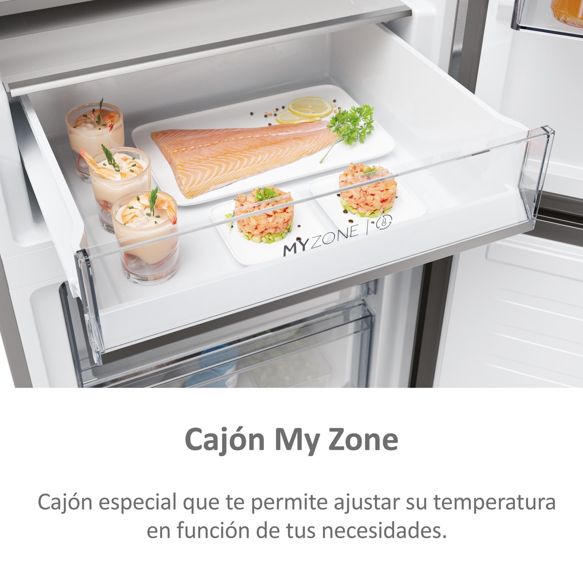 Frigorífico Combi Haier Total No Frost con WIFI 2D 60 Series 5 - HDPW5620CNPK (Reacondicionado Grado B) Inox-6