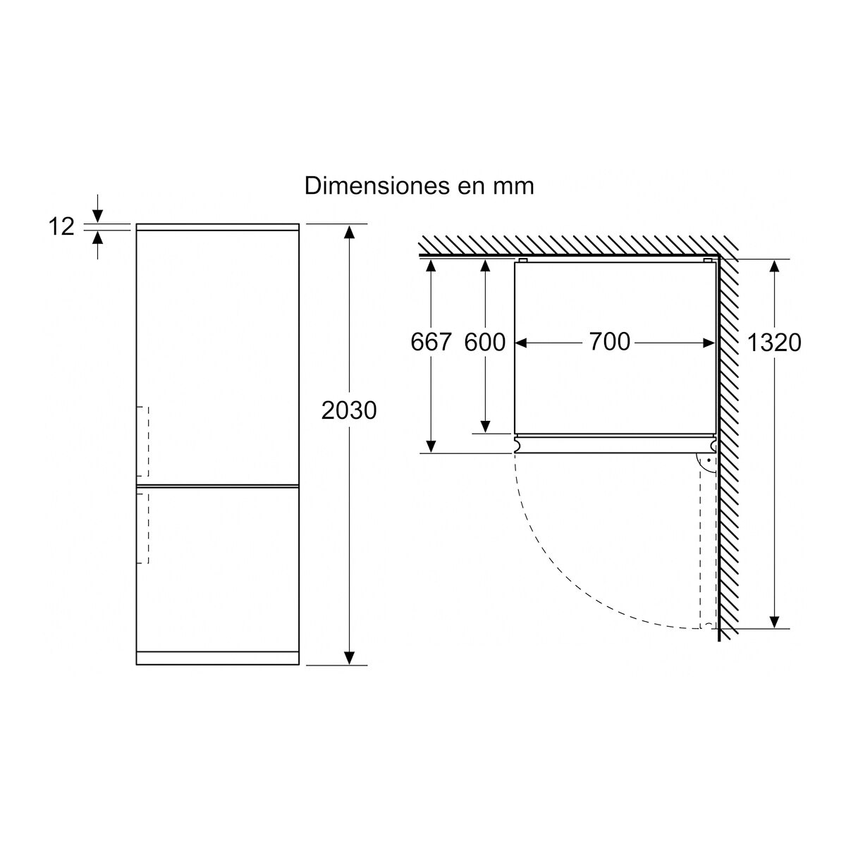 Frigorífico combi Balay Serie Cristal - 3KFC879BI (Reacondicionado Grado D) - Blanco Blanco-3
