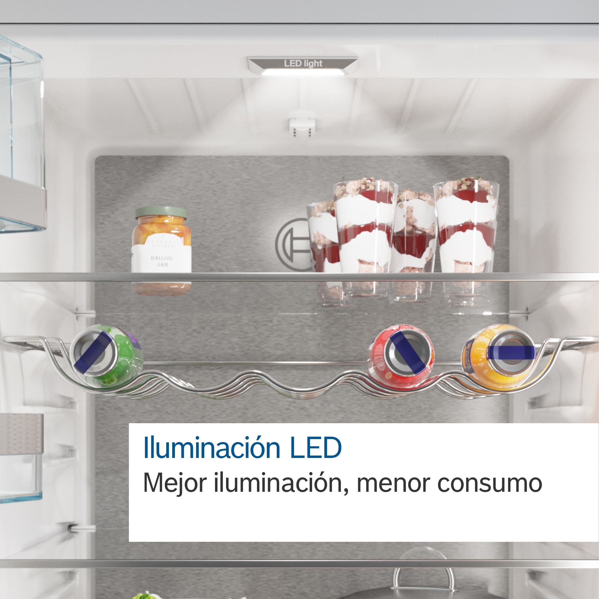Frigorífico combi integrable Bosch No Frost, EcoAirflow - KIN86ADD0 (Reacondicionado Grado C) 2