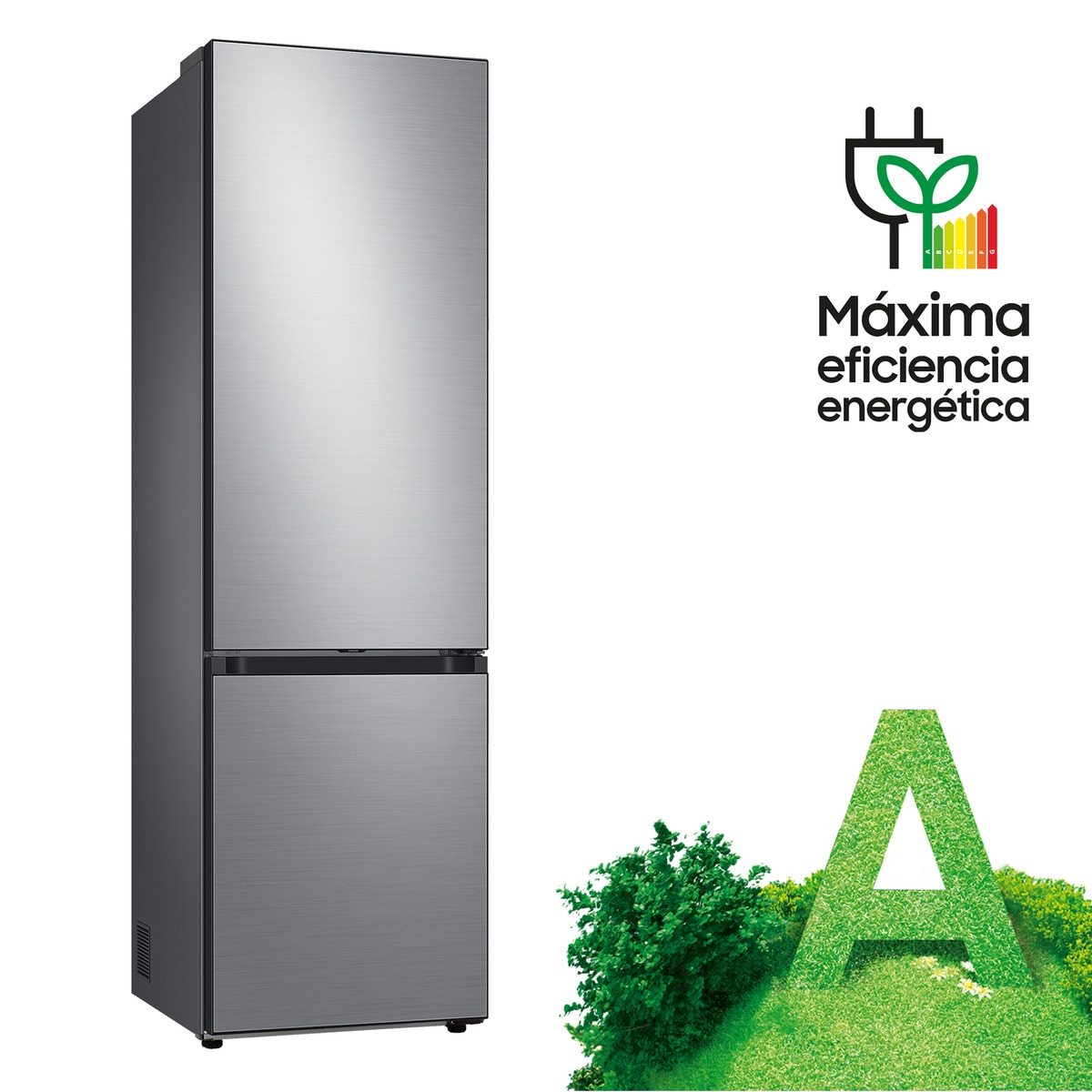 Frigorífico Combi Samsung Bespoke No Frost - RB38A7B6AS9/EF (Reacondicionado Grado C) - Inox Inox-2