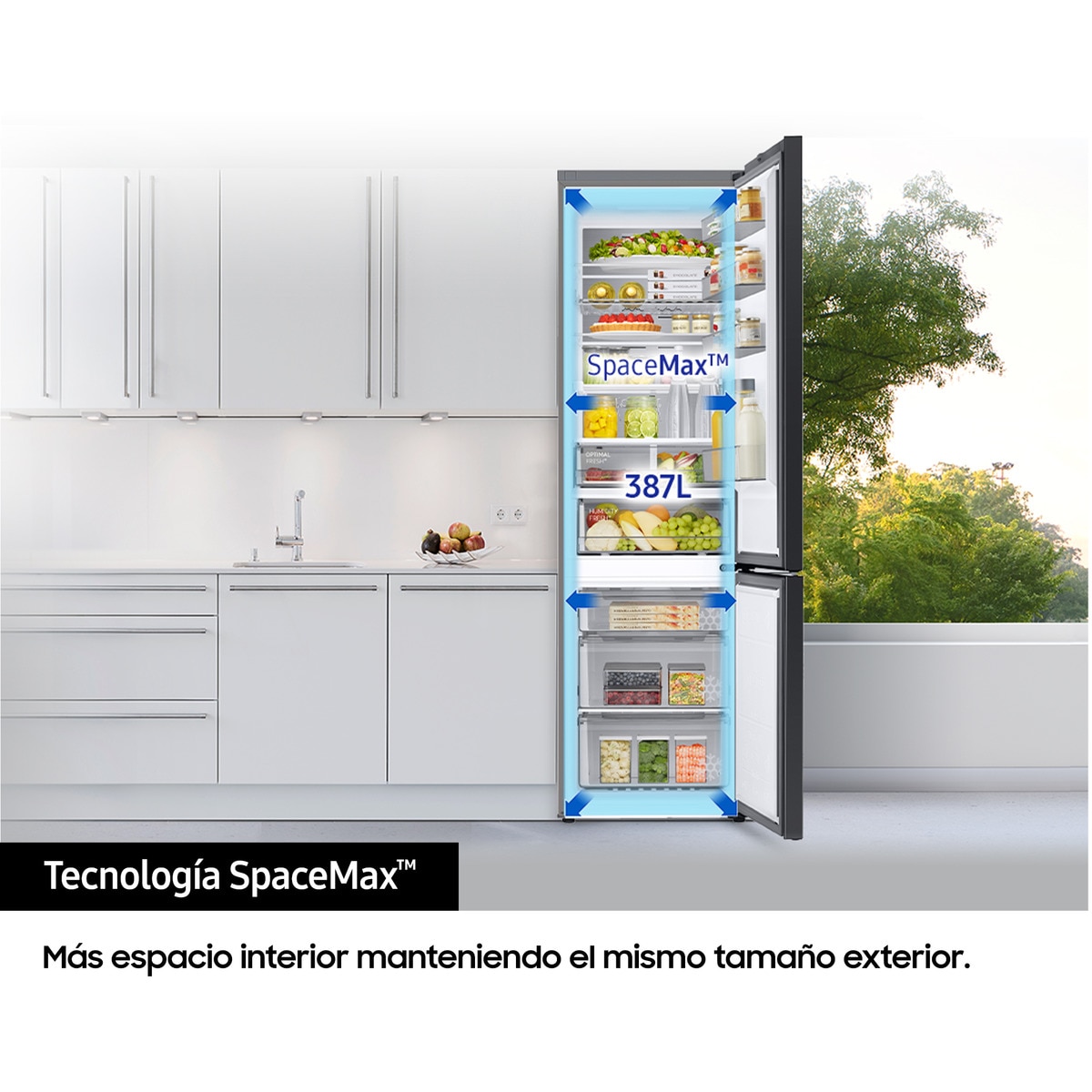 Frigorífico Combi Samsung Bespoke No Frost - RB38A7B6AS9/EF (Reacondicionado Grado C) - Inox Inox-5