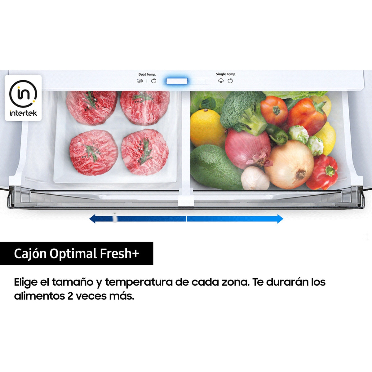 Frigorífico Combi Samsung Bespoke No Frost - RB38A7B6AS9/EF (Reacondicionado Grado C) - Inox Inox-9