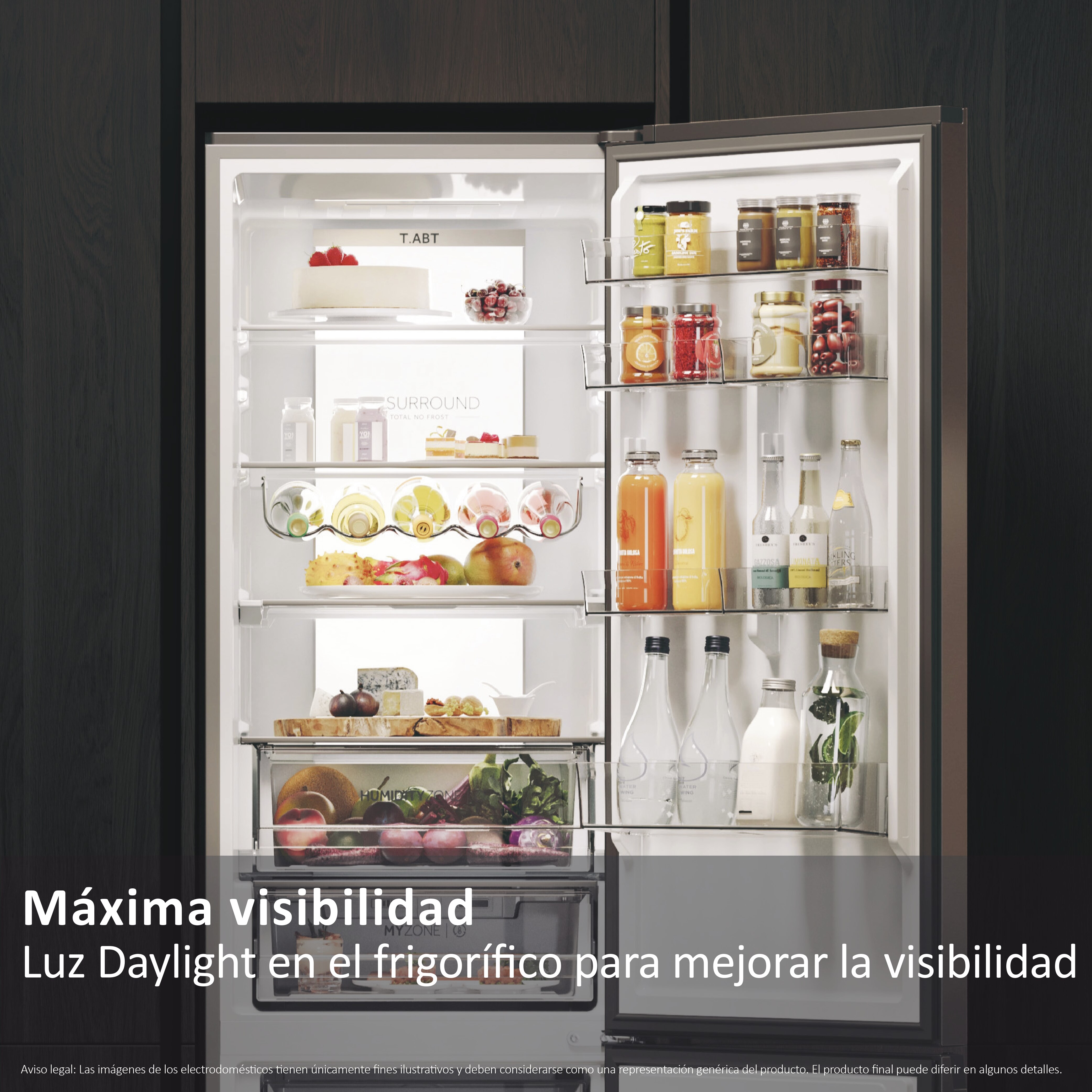 Frigorífico Combi Haier Total No Frost con WIFI 2D 60 Series 7 Pro - HDPW7620ANPK (Reacondicionado Grado B) - Inox Inox-7