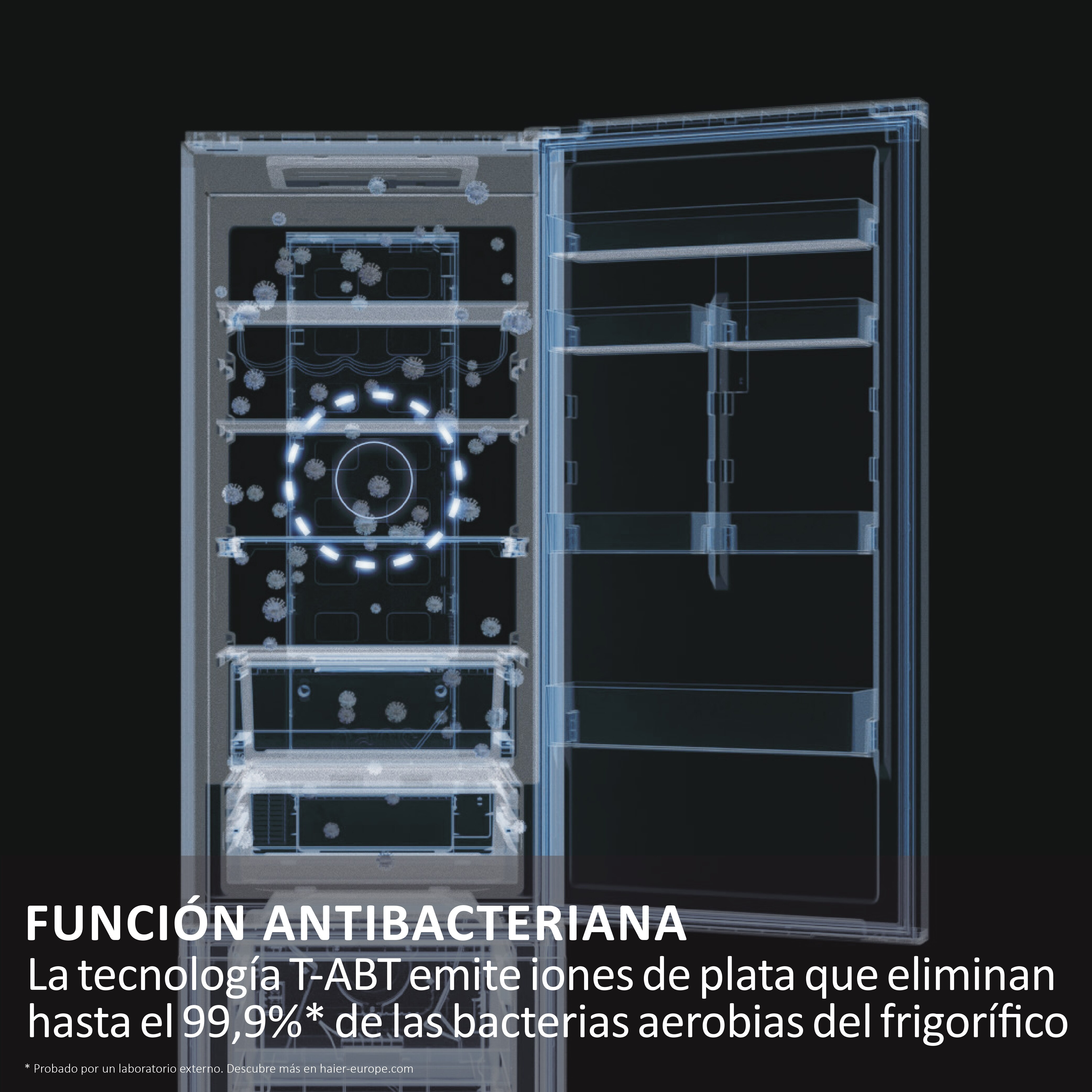 Frigorífico Combi Haier Total No Frost con WIFI 2D 60 Series 7 Pro - HDPW7620ANPK (Reacondicionado Grado B) - Inox Inox-12