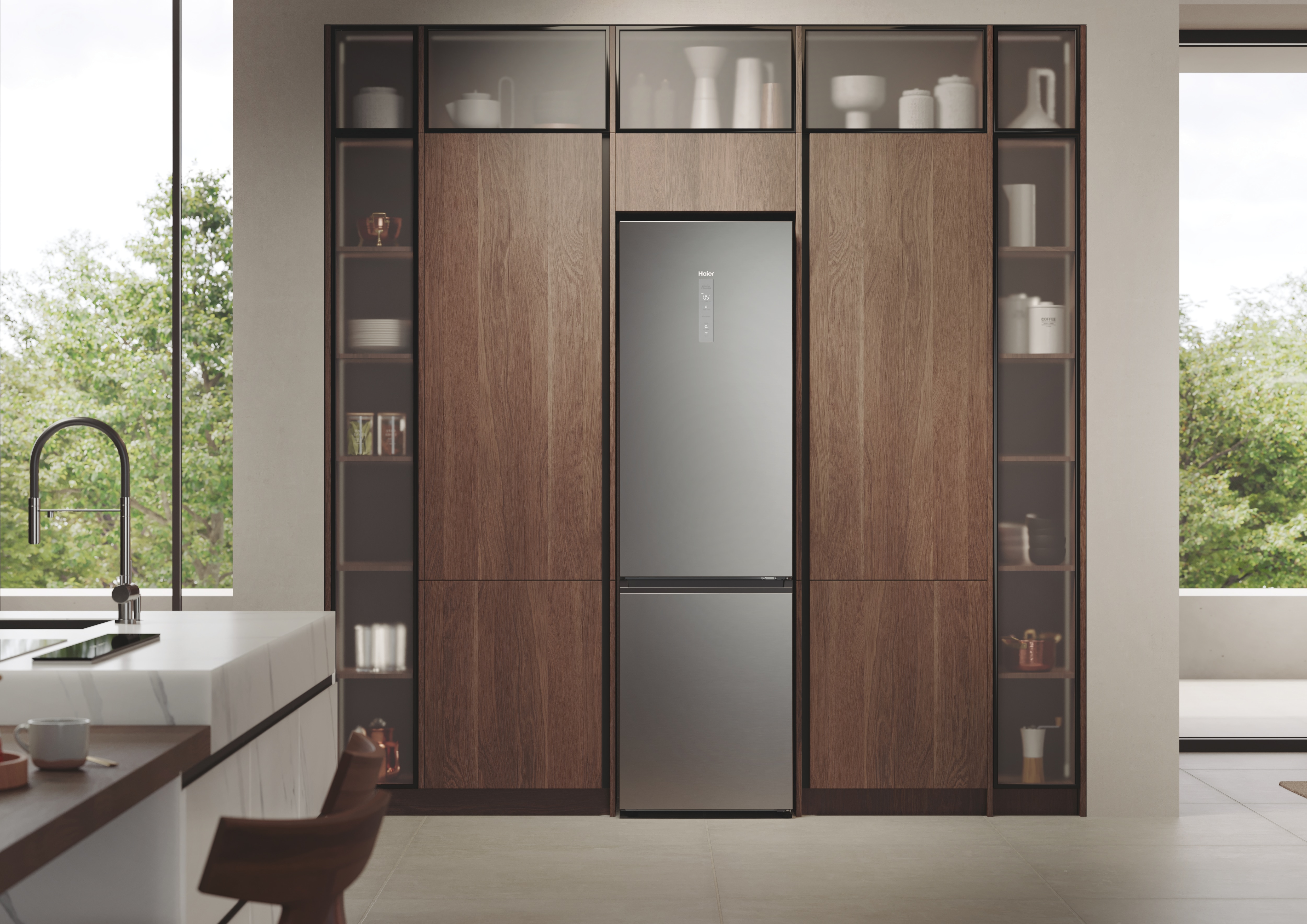 Frigorífico Combi Haier Total No Frost con WIFI 2D 60 Series 7 Pro - HDPW7620ANPK (Reacondicionado Grado B) - Inox Inox-13