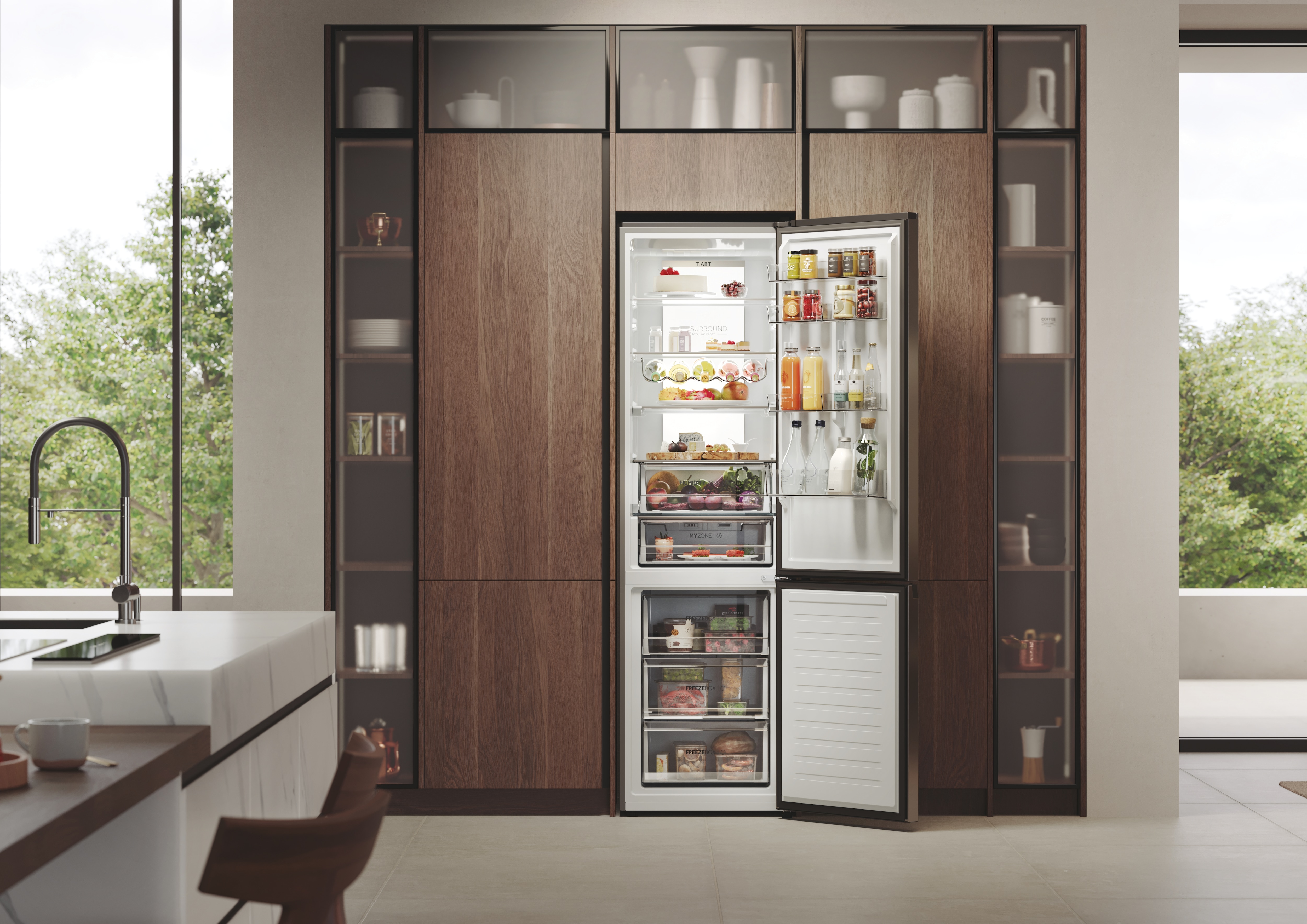 Frigorífico Combi Haier Total No Frost con WIFI 2D 60 Series 7 Pro - HDPW7620ANPK (Reacondicionado Grado B) - Inox Inox-14