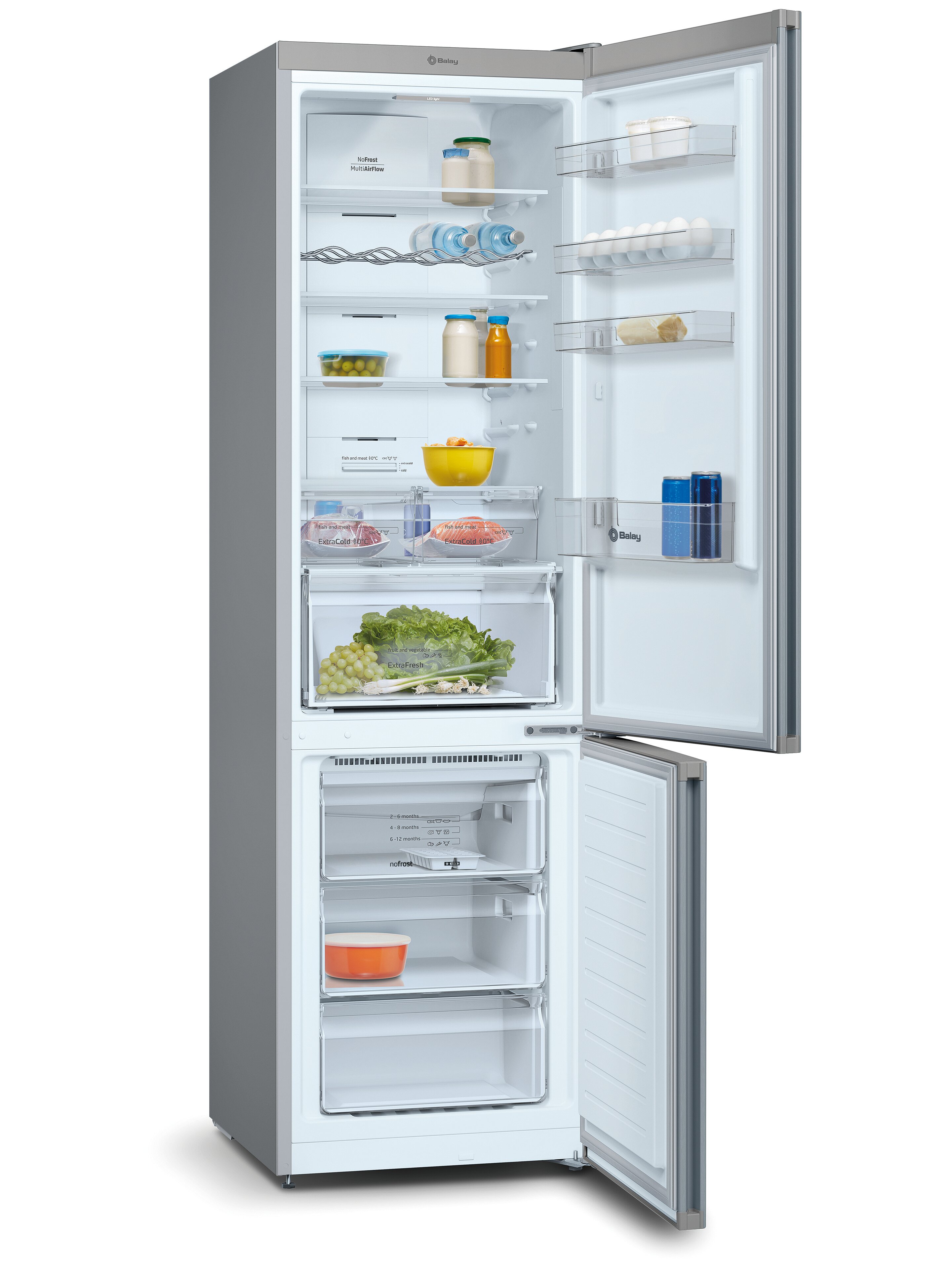 Frigorífico Combi Balay No Frost - 3KFD766XI (Reacondicionado Grado D) - Acero Inox Acero Inox-2