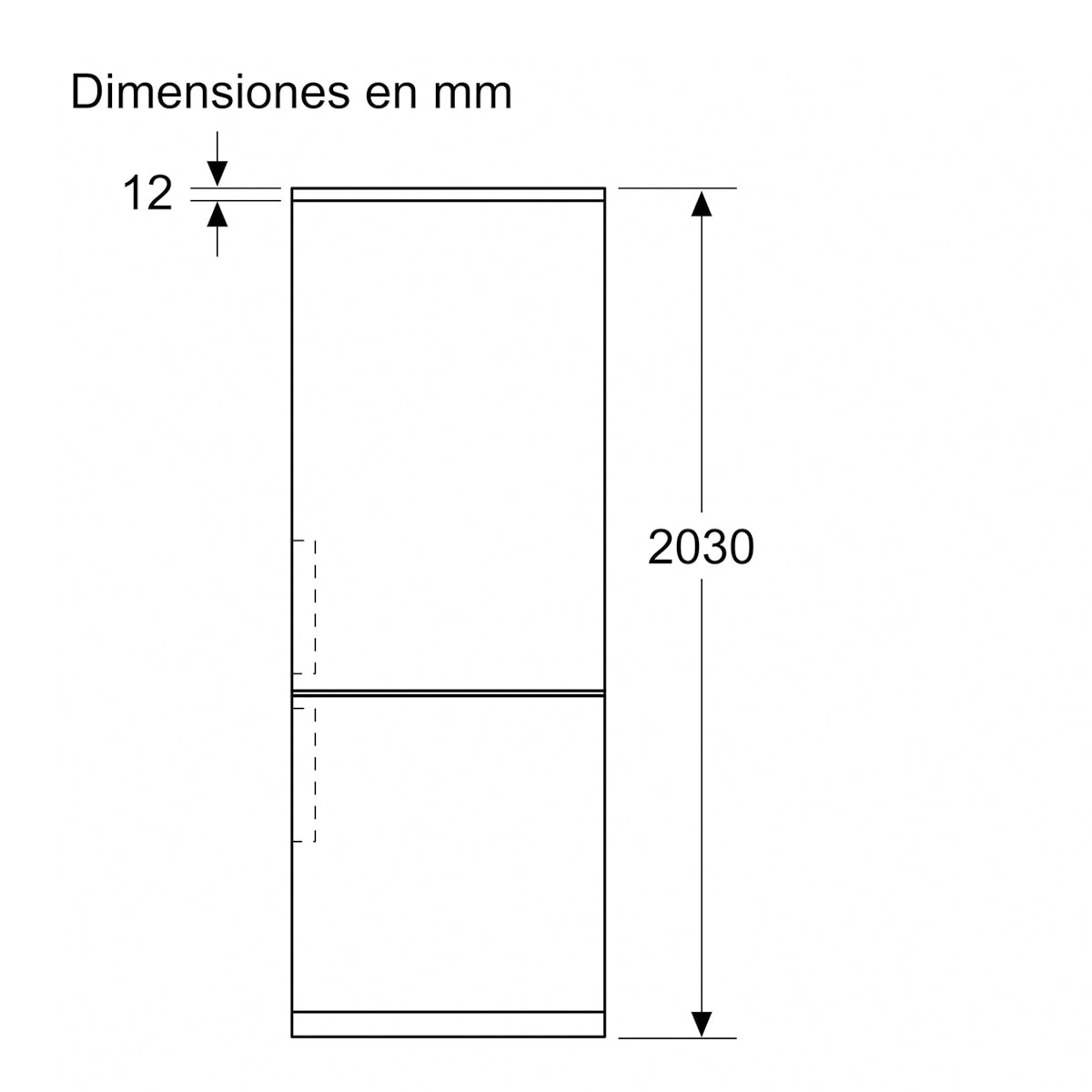 Frigorífico Combi Bosch, Total No Frost, 203 x 60cm - KGN39AIAU (Reacondicionado Grado D) - Acero antihuellas Acero antihuellas-2