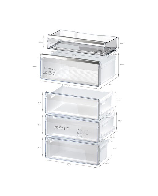 Frigorífico combi Balay Serie Cristal - 3KFC879BI (Reacondicionado Grado D) - Blanco Blanco-9