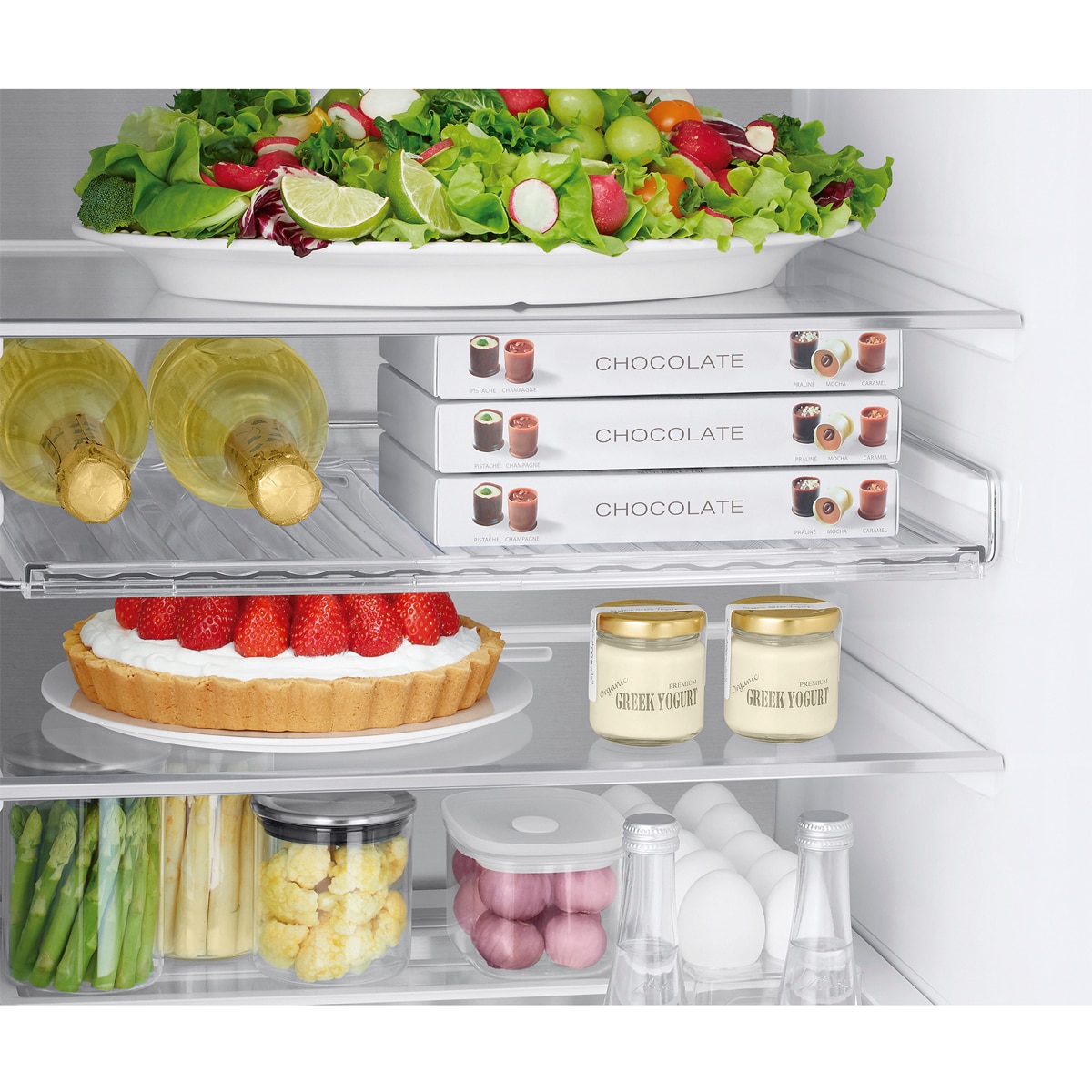 Frigorífico Combi Samsung No frost, Smart - RB38C7B6A22/EF (Reacondicionado Grado B) - Cristal negro Cristal negro-12