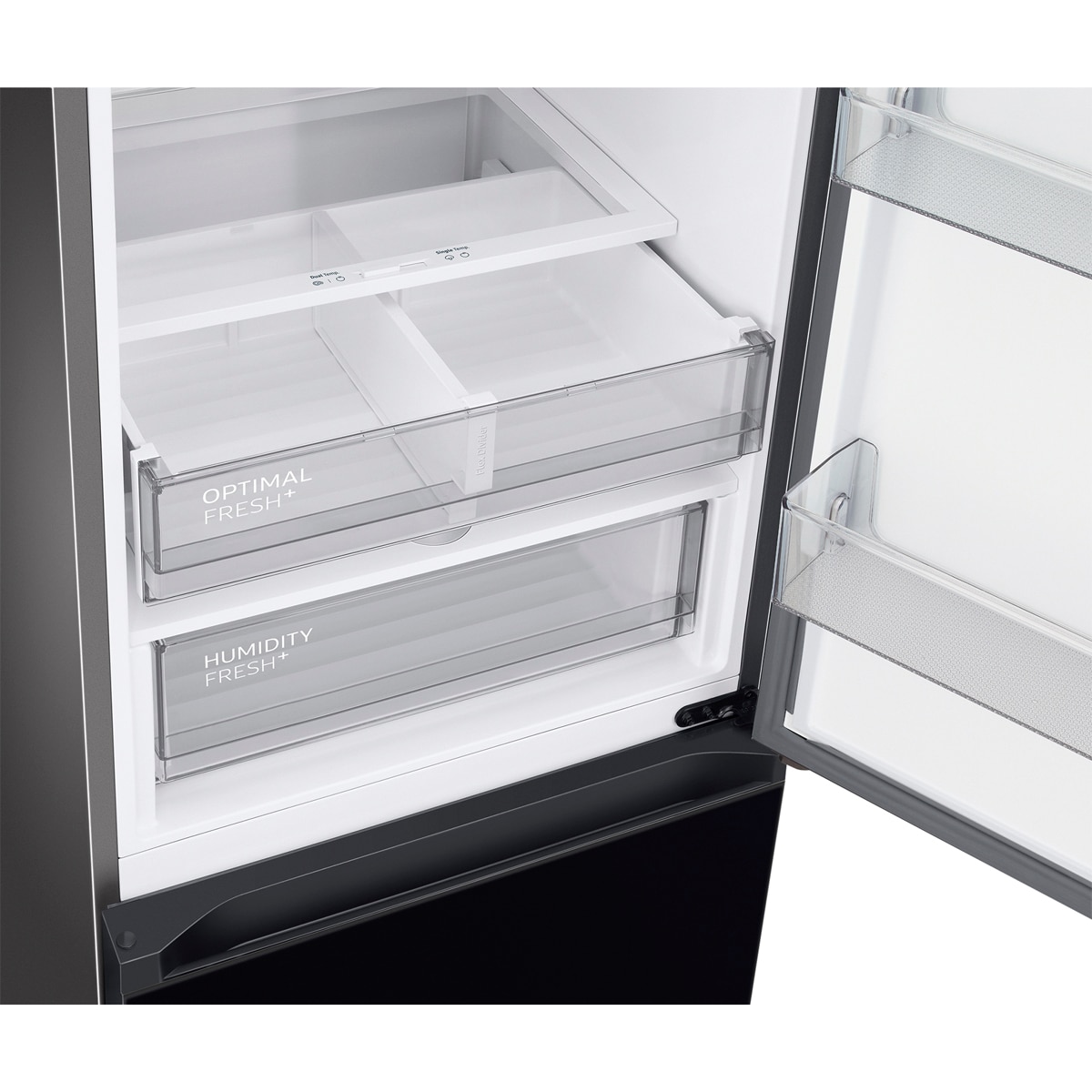 Frigorífico Combi Samsung No frost, Smart - RB38C7B6A22/EF (Reacondicionado Grado B) - Cristal negro Cristal negro-16