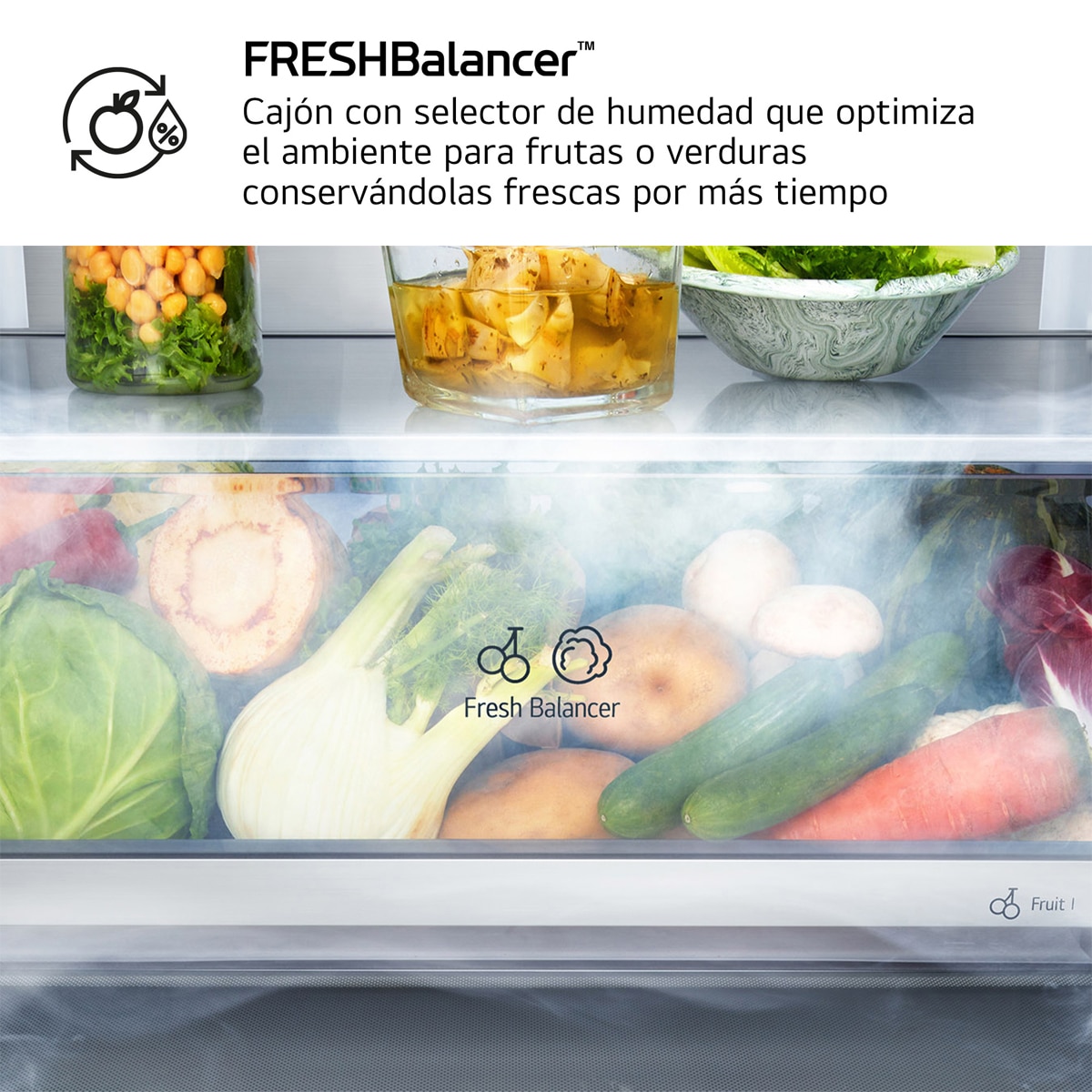 Frigorífico Combi LG DoorCooling+, 2,03m, Serie 700 - GBBS726CSW (Reacondicionado Grado C) - Blanco Blanco-10
