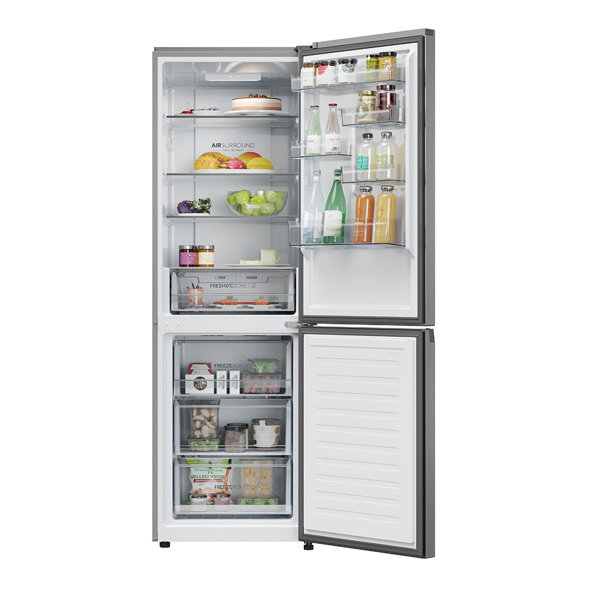 Frigorífico Combi Haier Total No Frost 2D 60 Series 1 PRO - HDPR1618CNPK (Reacondicionado Grado B) - Inox Inox-2