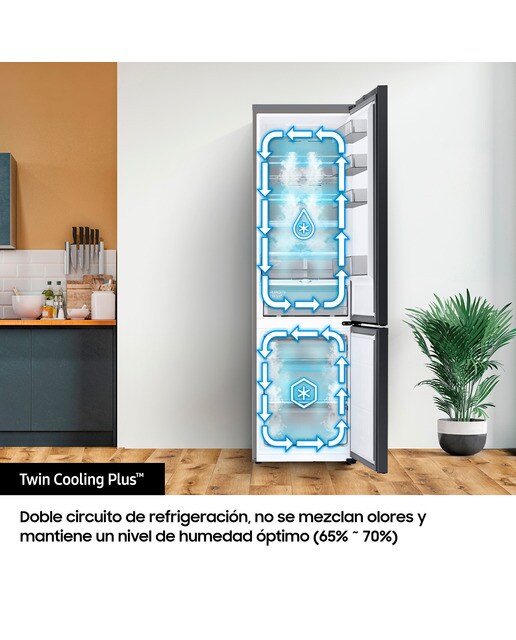 Frigorífico Combi Samsung No Frost, Smart - RB38C7B6BS9/EF (Reacondicionado Grado D) - Inox Inox-7
