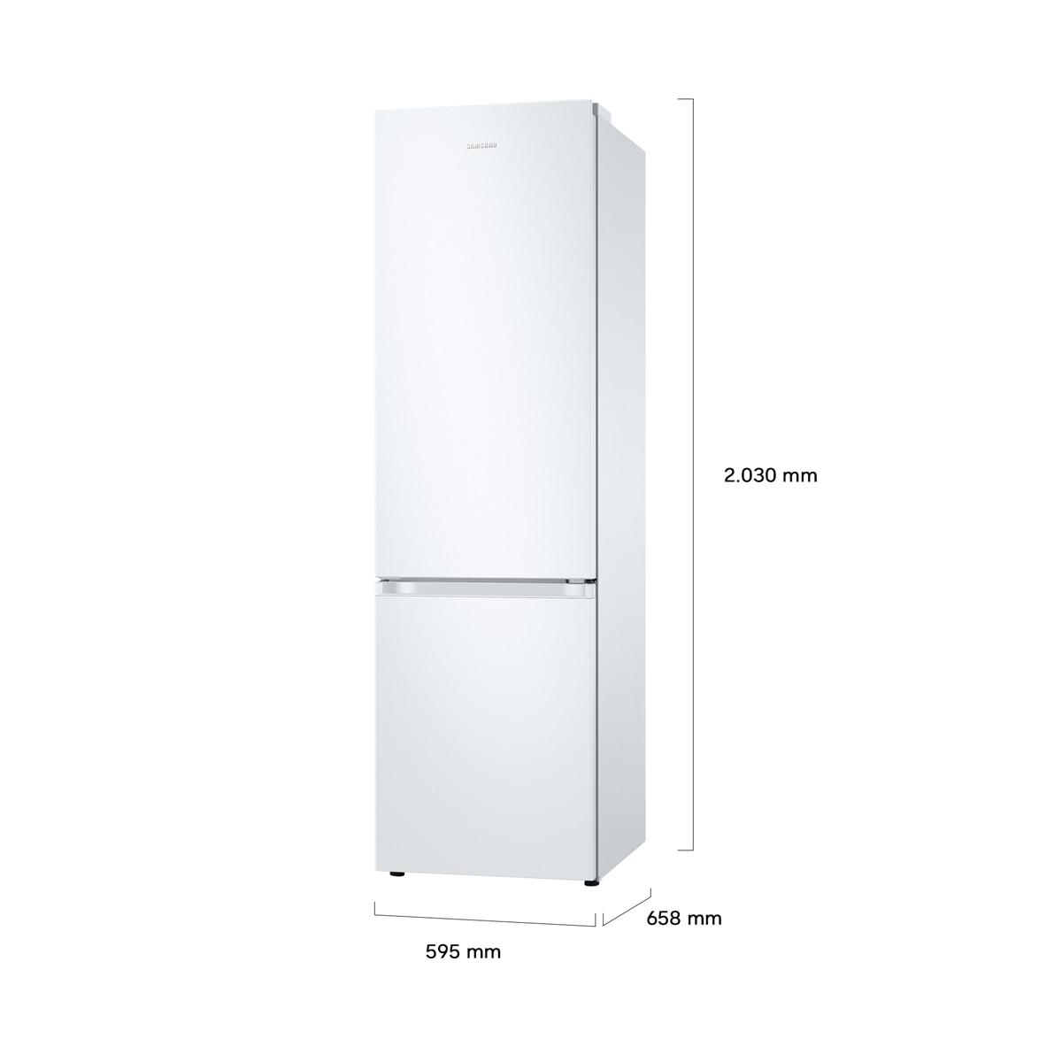 Frigorífico Combi Samsung All Around Cooling Smart - RB38C705CWW/EF (Reacondicionado Grado C) - Snow White Snow White-3