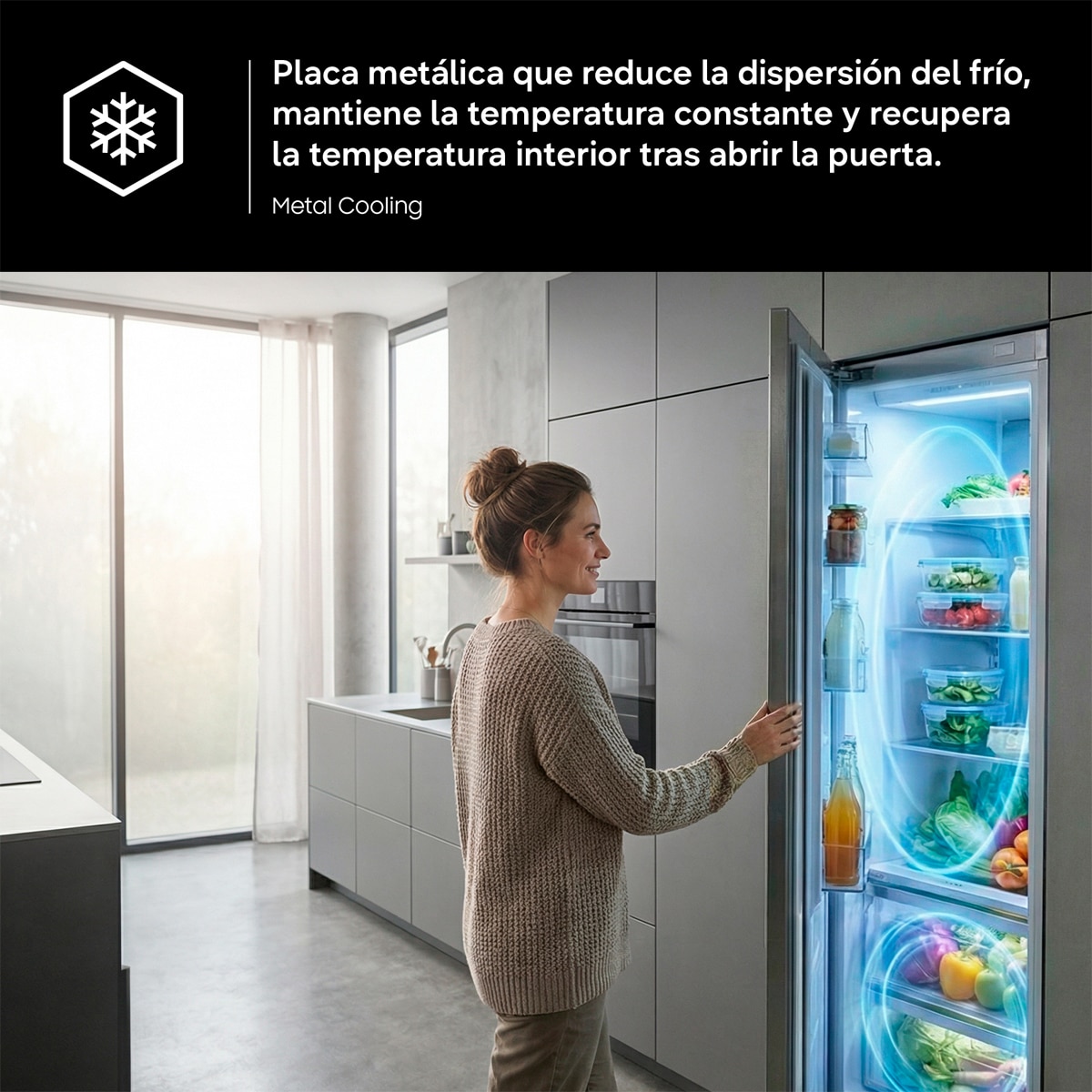 Frigorífico Combi Samsung All Around Cooling Smart - RB38C705CWW/EF (Reacondicionado Grado C) - Snow White Snow White-9