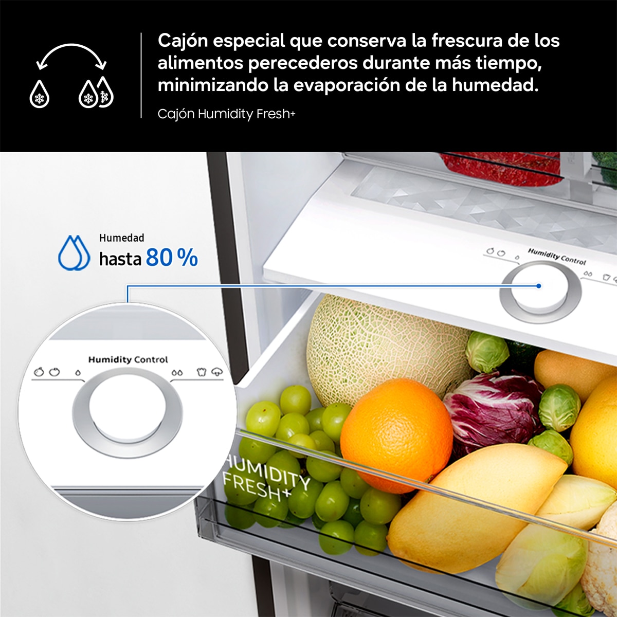 Frigorífico Combi Samsung All Around Cooling Smart - RB38C705CWW/EF (Reacondicionado Grado C) - Snow White Snow White-11