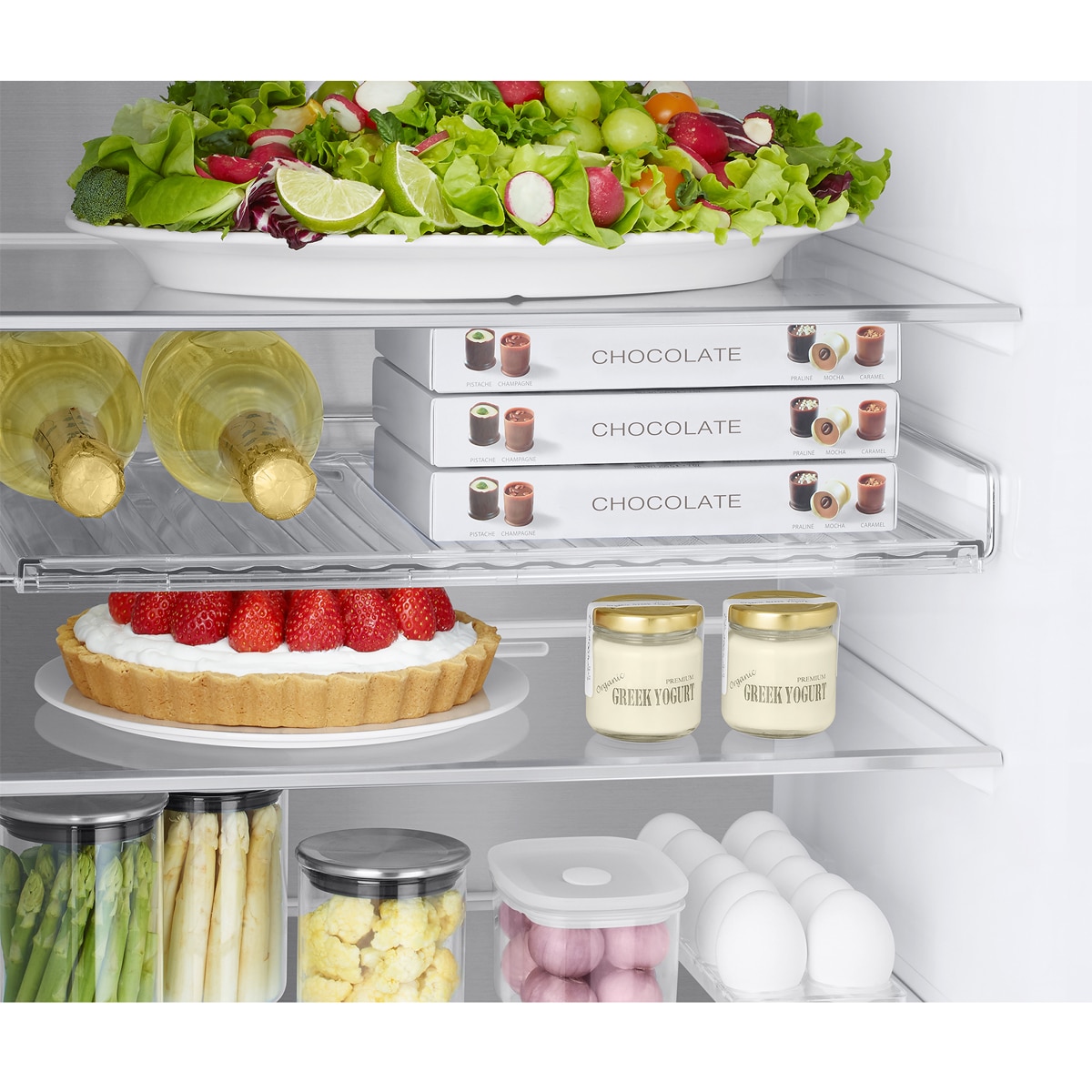 Frigorífico Combi Samsung All Around Cooling Smart - RB38C705CWW/EF (Reacondicionado Grado C) - Snow White Snow White-15