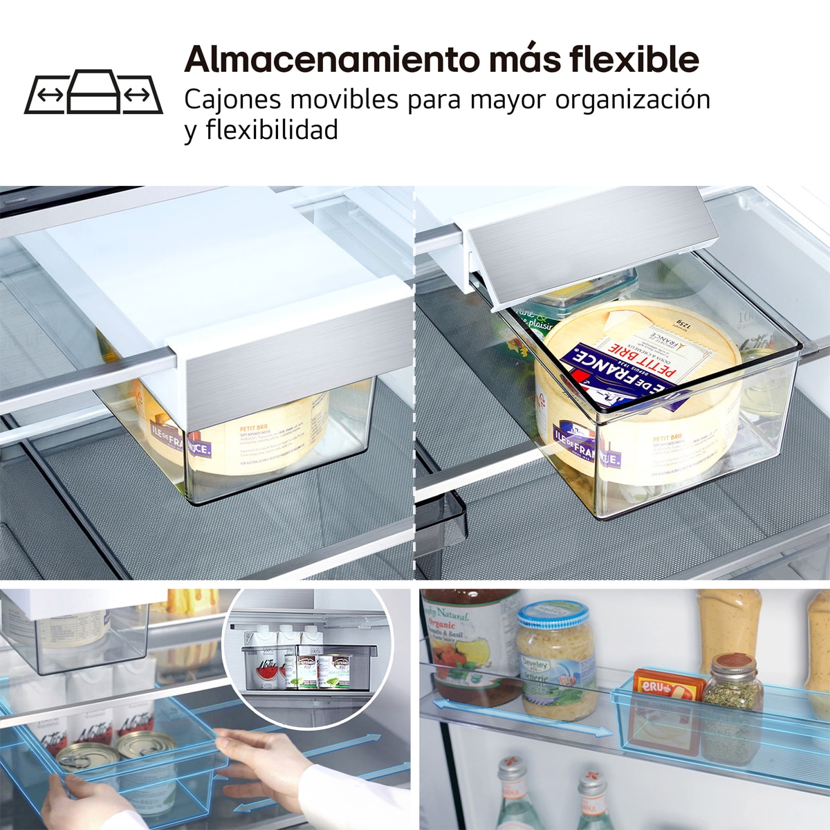 Frigorífico Combi LG Serie 500, Total No Frost, Door Cooling+ - GBBS524CSW (Reacondicionado Grado C) - Blanco Blanco-13