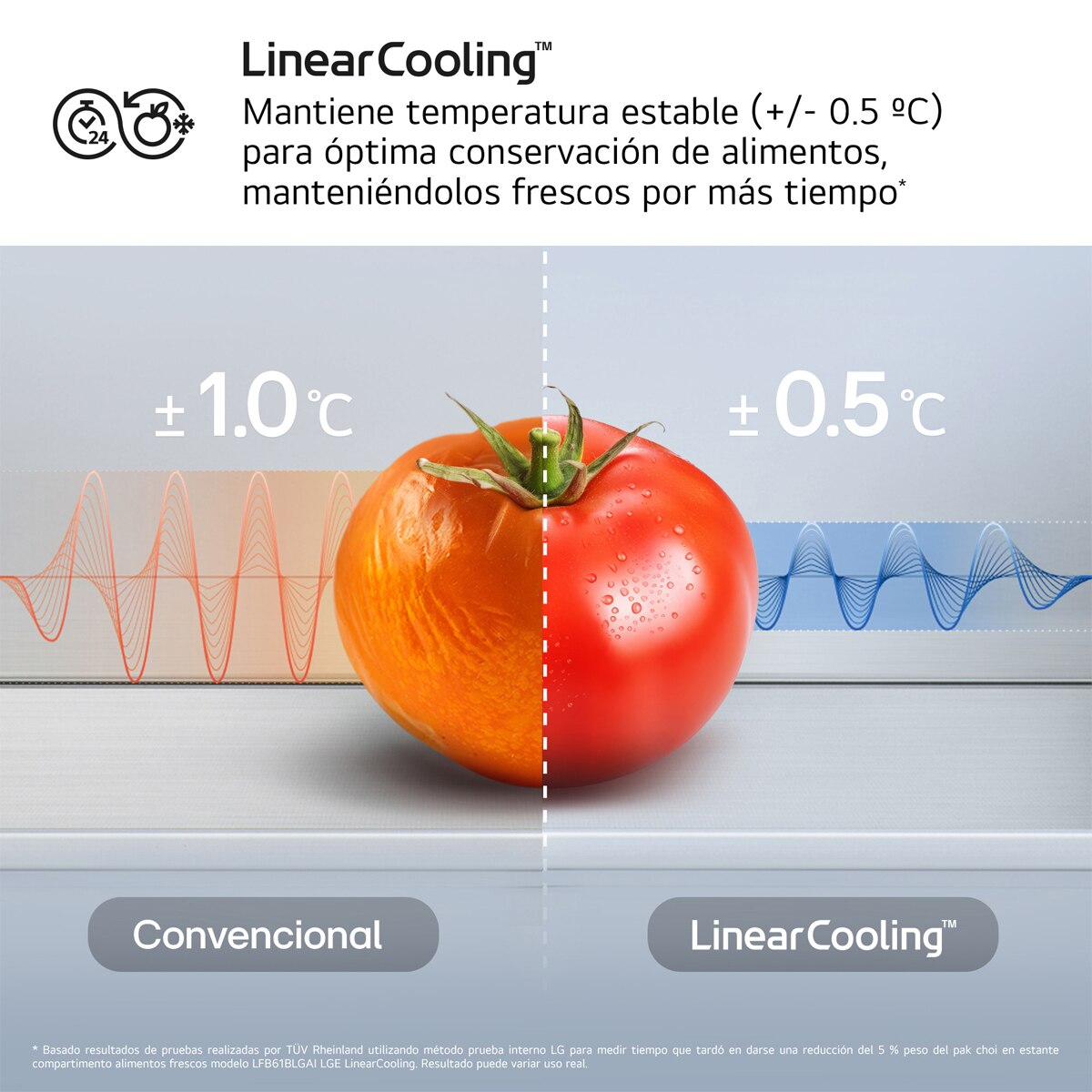 Frigorífico Combi LG DoorCooling+, Serie 700 - GBBS726AMB (Reacondicionado Grado C) - Acero antihuellas Acero antihuellas-9