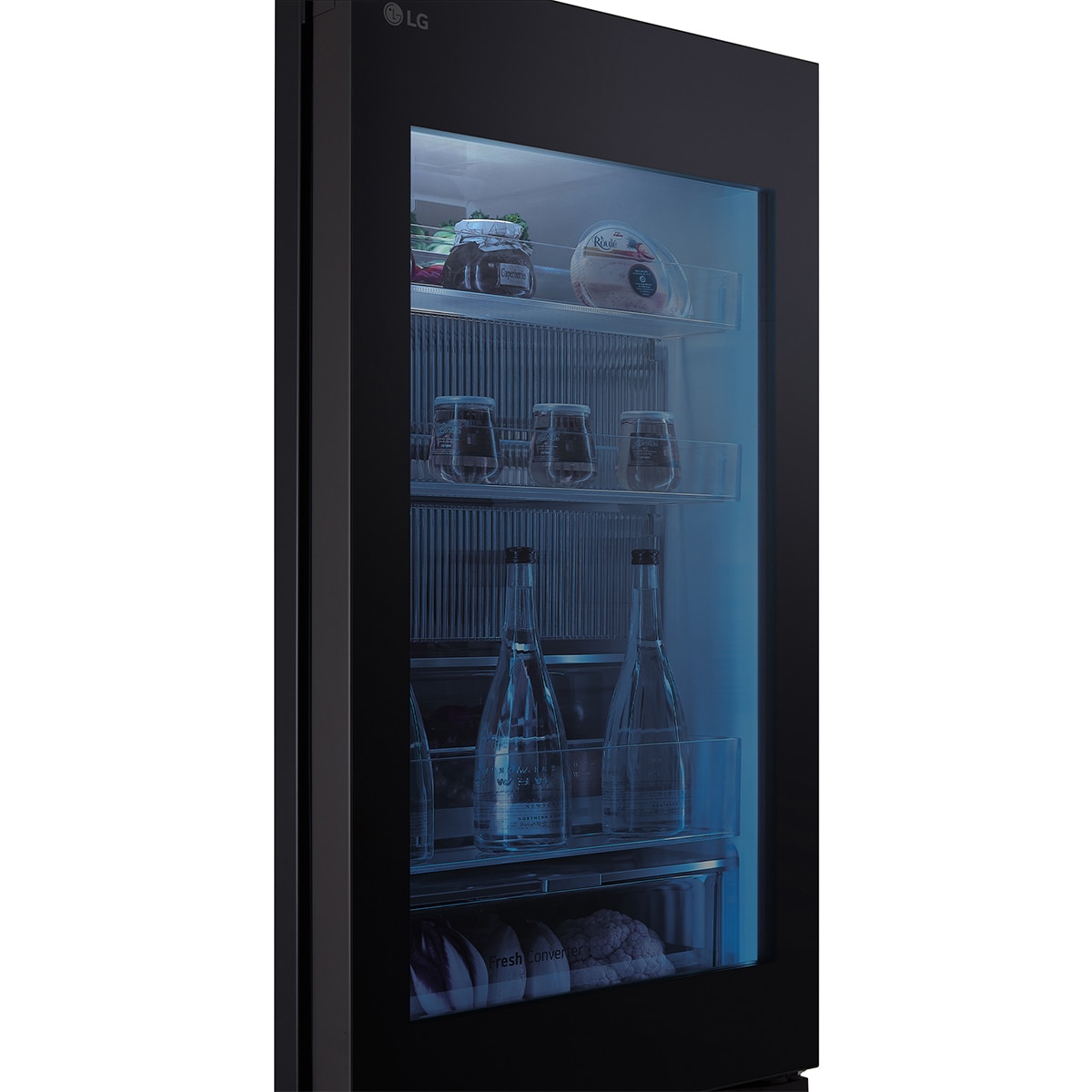 Frigorífico Combi LG No Frost, 186 cm, 352 l, InstaView, negro- GBG5160CEV (Reacondicionado Grado D) - Acero negro grafito Acero negro grafito-21