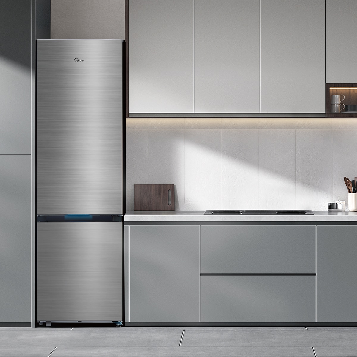 Frigorífico combi Midea Total No Frost Space Master 443L - MDRB600MIC46P (Reacondicionado Grado D) - Inox Brillante Inox Brillante-20